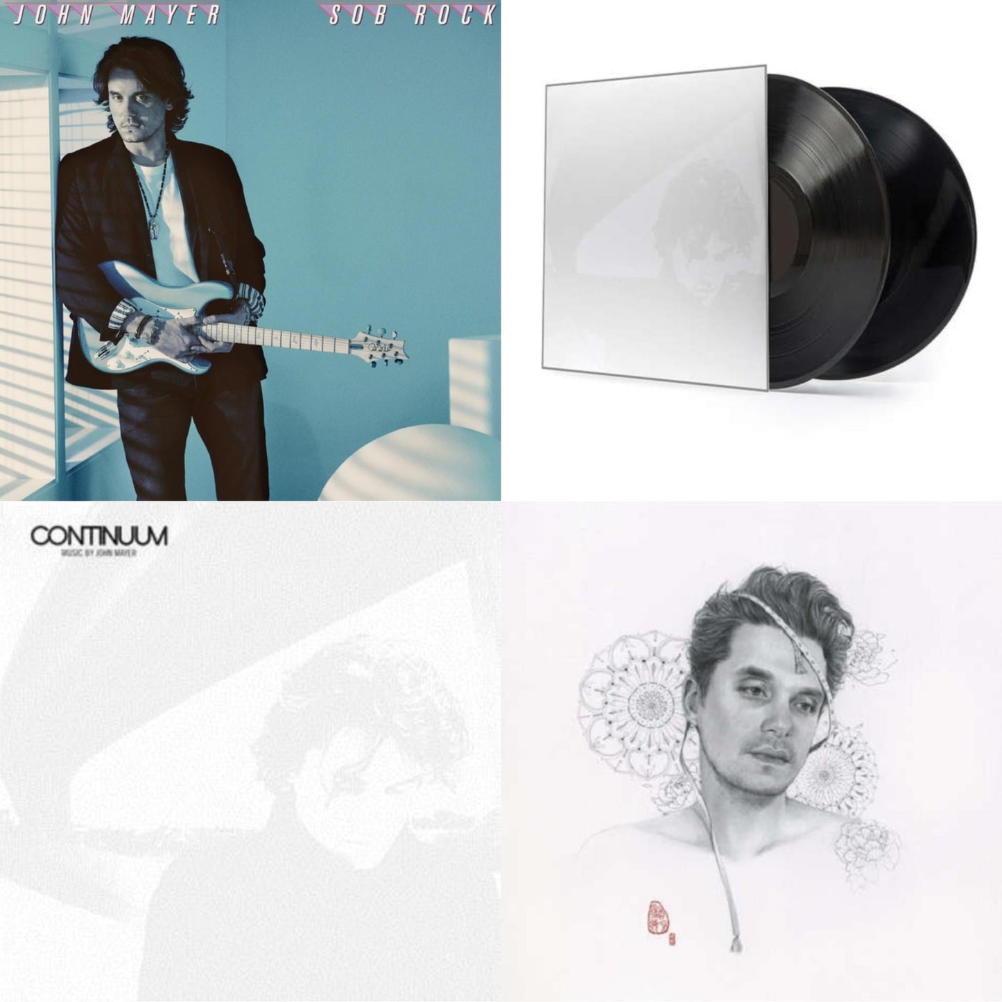 John Mayer - Sob Rock (180G) & Continuum (2LP/180G/Revised Standard Package) & Continuum (180G) & Search For Everything (2LP/180G/Dl Code)