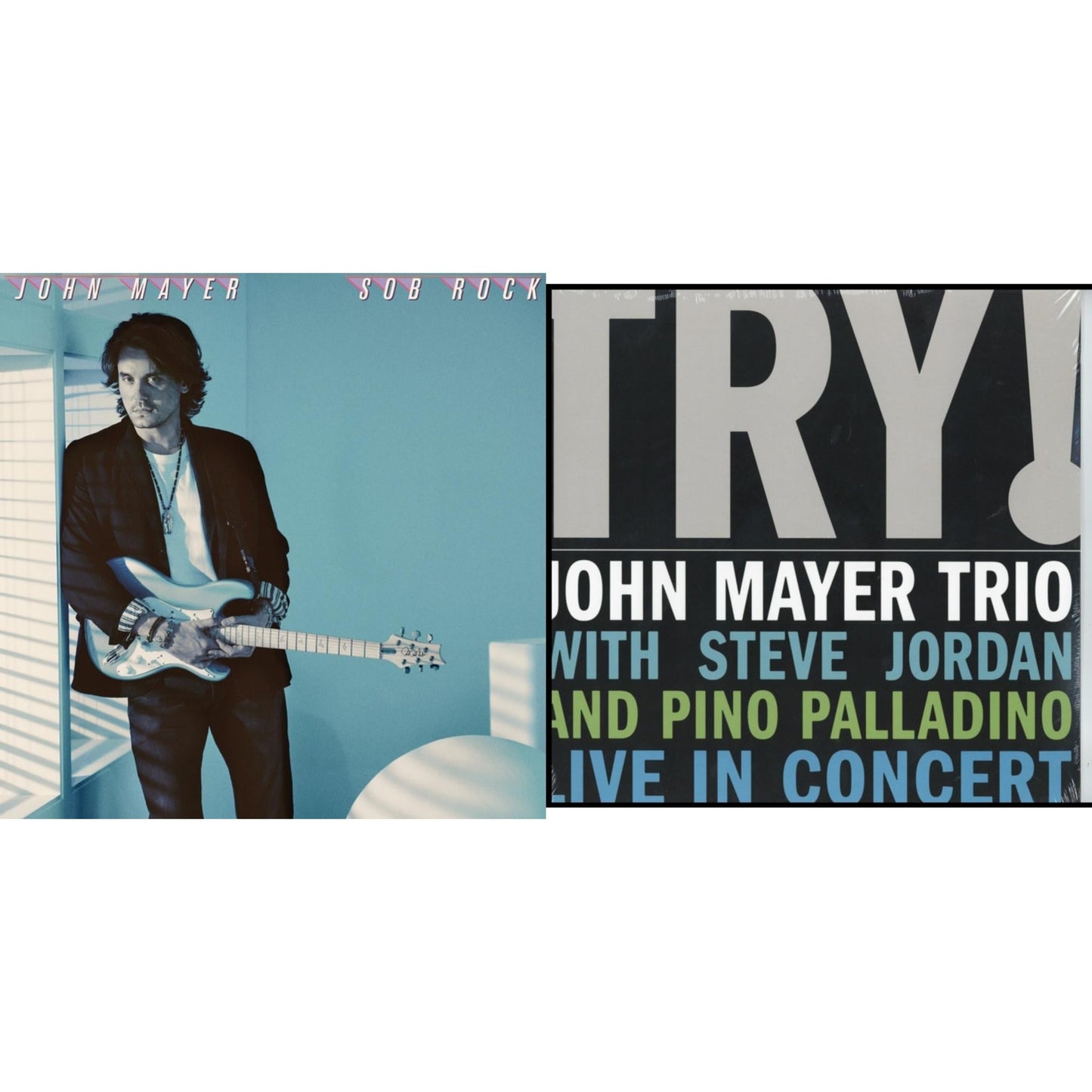 John Mayer - Sob Rock (180G) & Try: Live In Concert - LP Vinyl Bundle