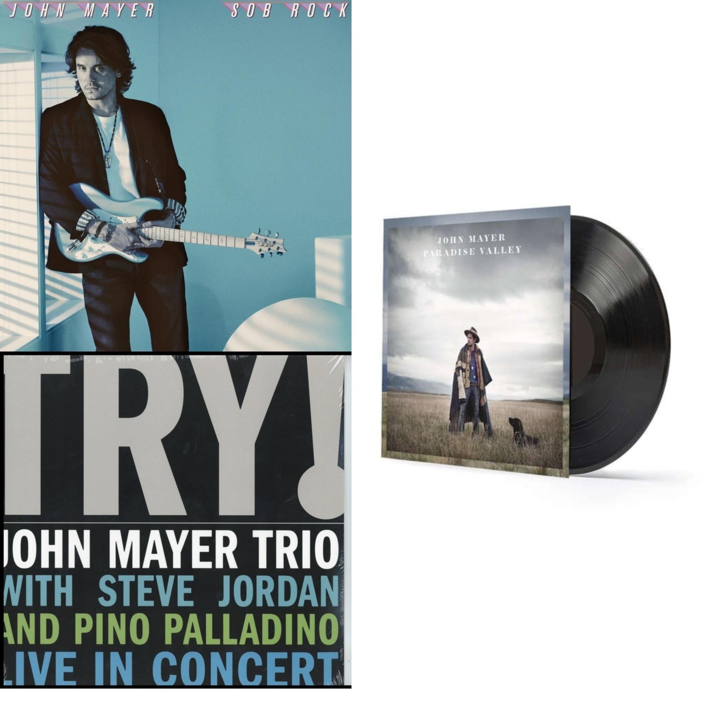 John Mayer - Sob Rock (180G) & Try: Live In Concert & Paradise Valley (LP/CD/180G)