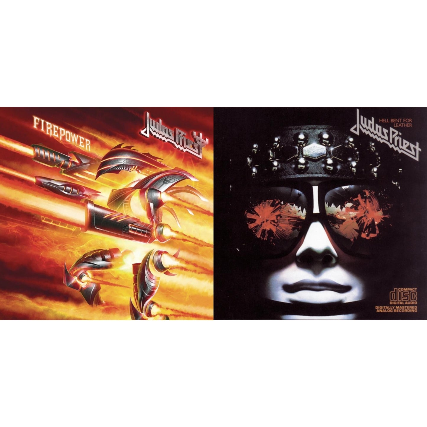 Judas Priest - Firepower & Hell Bent For Leather - CD Bundle