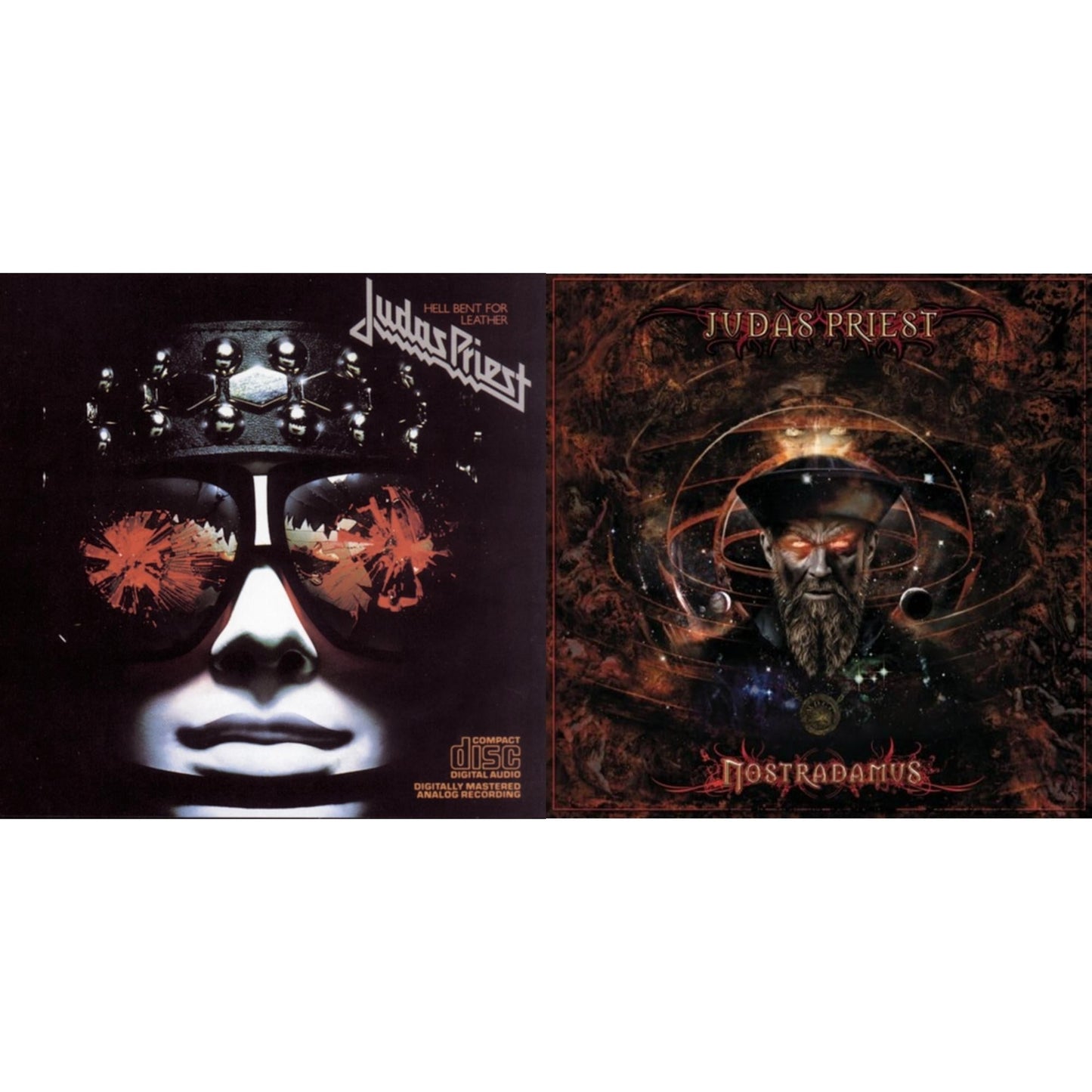 Judas Priest - Nostradamus & Hell Bent For Leather - CD Bundle