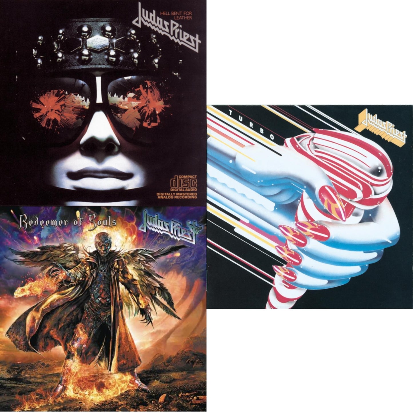 Judas Priest - Turbo & Hell Bent For Leather & Redeemer Of Souls - CD Bundle