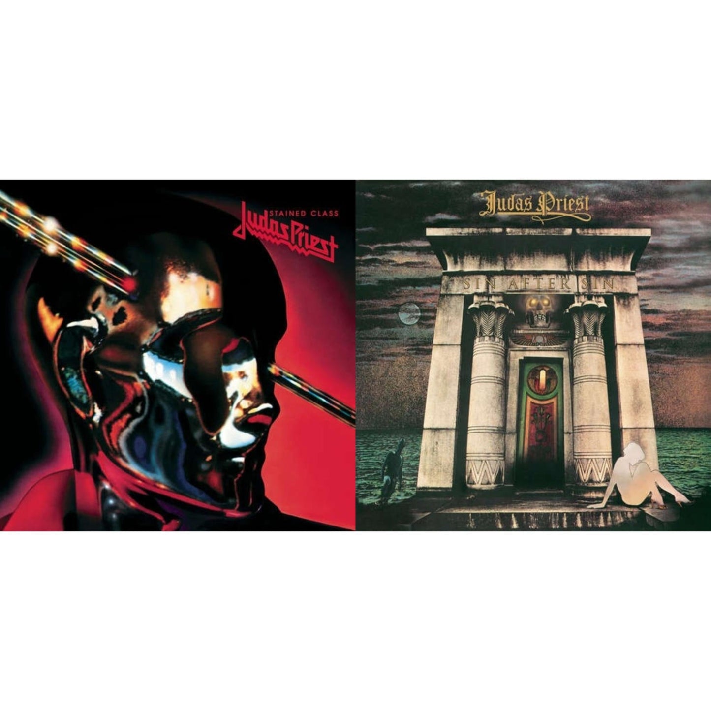 Judas Priest - Sin After Sin (180G/Dl Card) & Stained Class (180G/Dl Card) - LP Vinyl Bundle