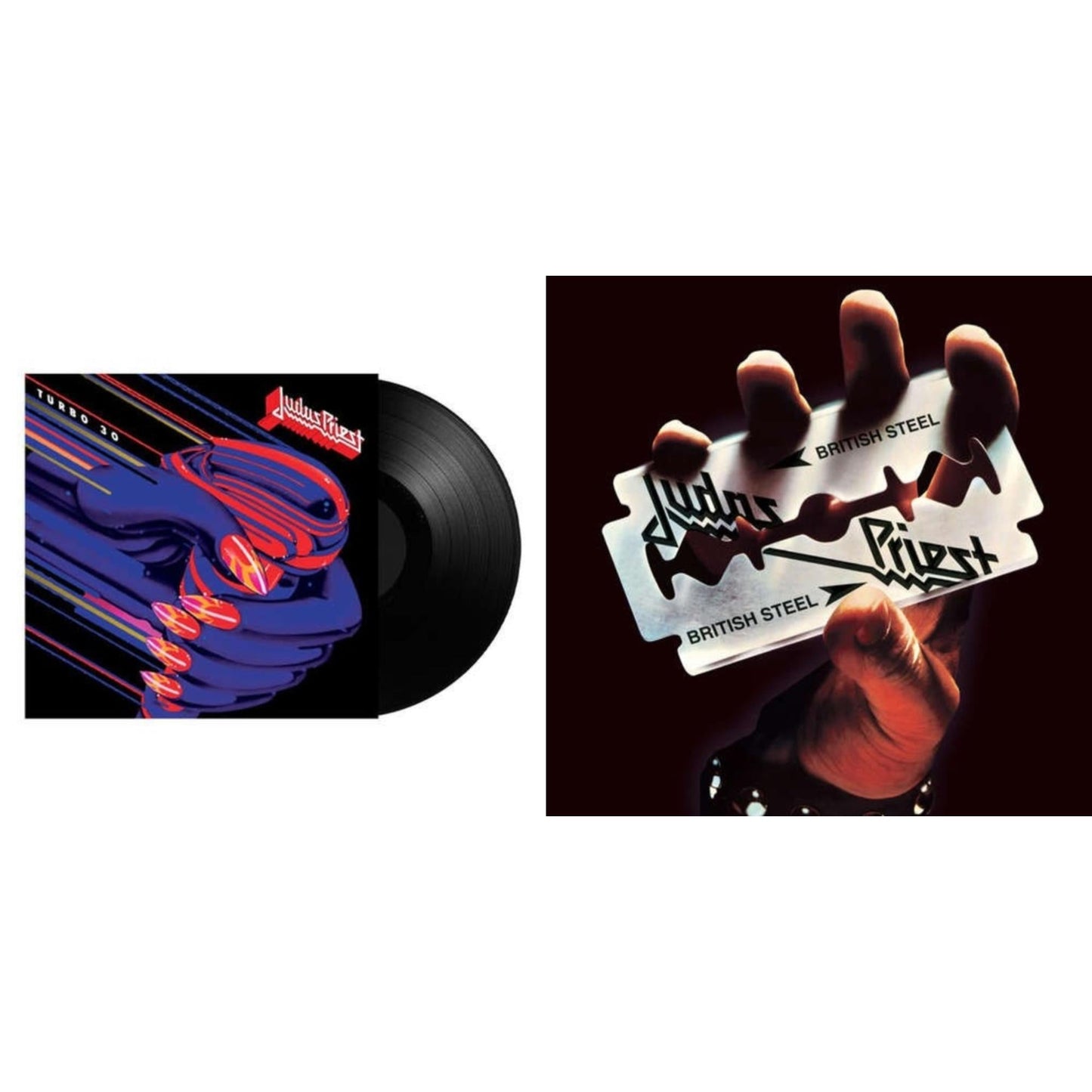 Judas Priest - Turbo 30 (150G) & British Steel (180G)(Dl Code) - LP Vinyl Bundle