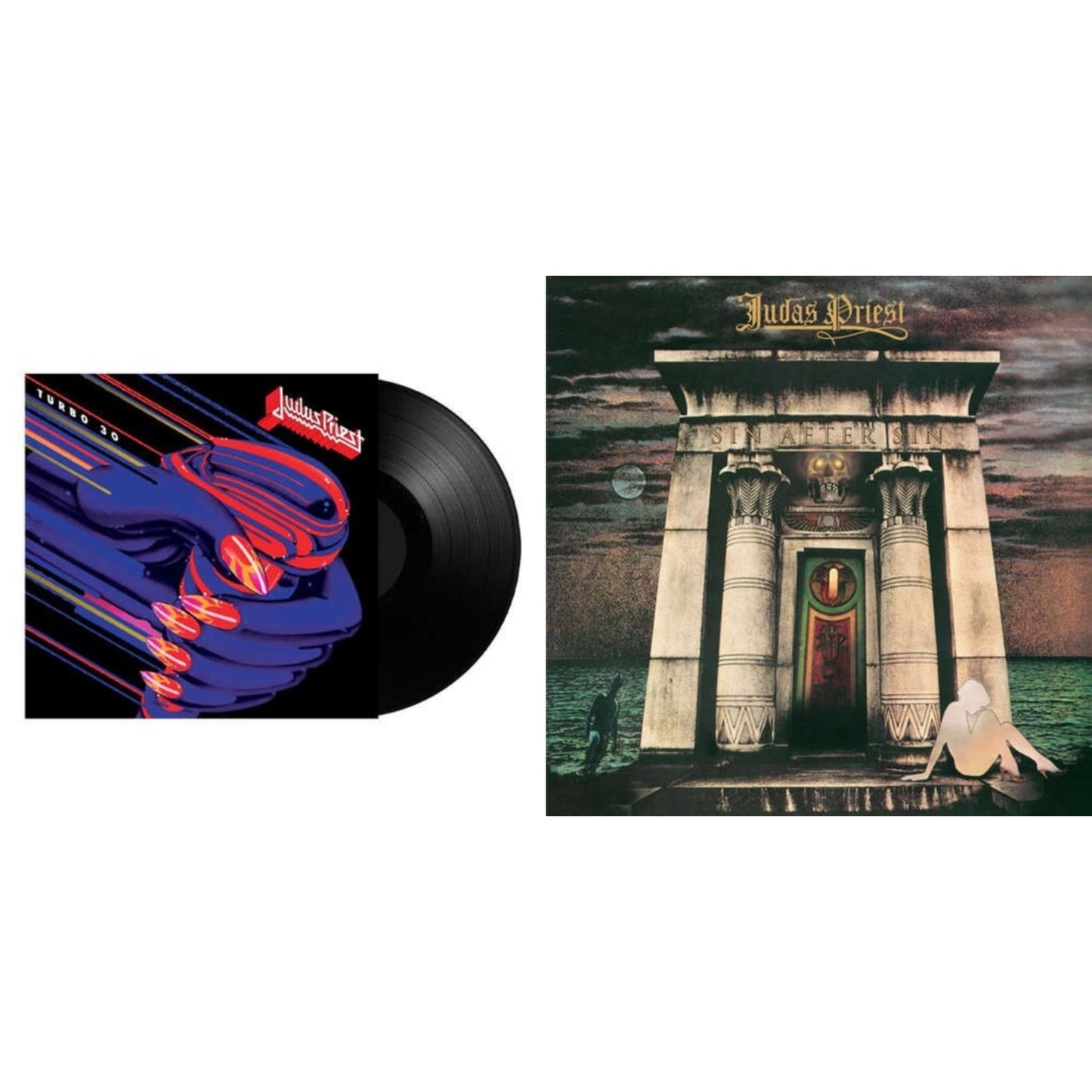 Judas Priest - Turbo 30 (150G) & Sin After Sin (180G/Dl Card) - LP Vinyl Bundle