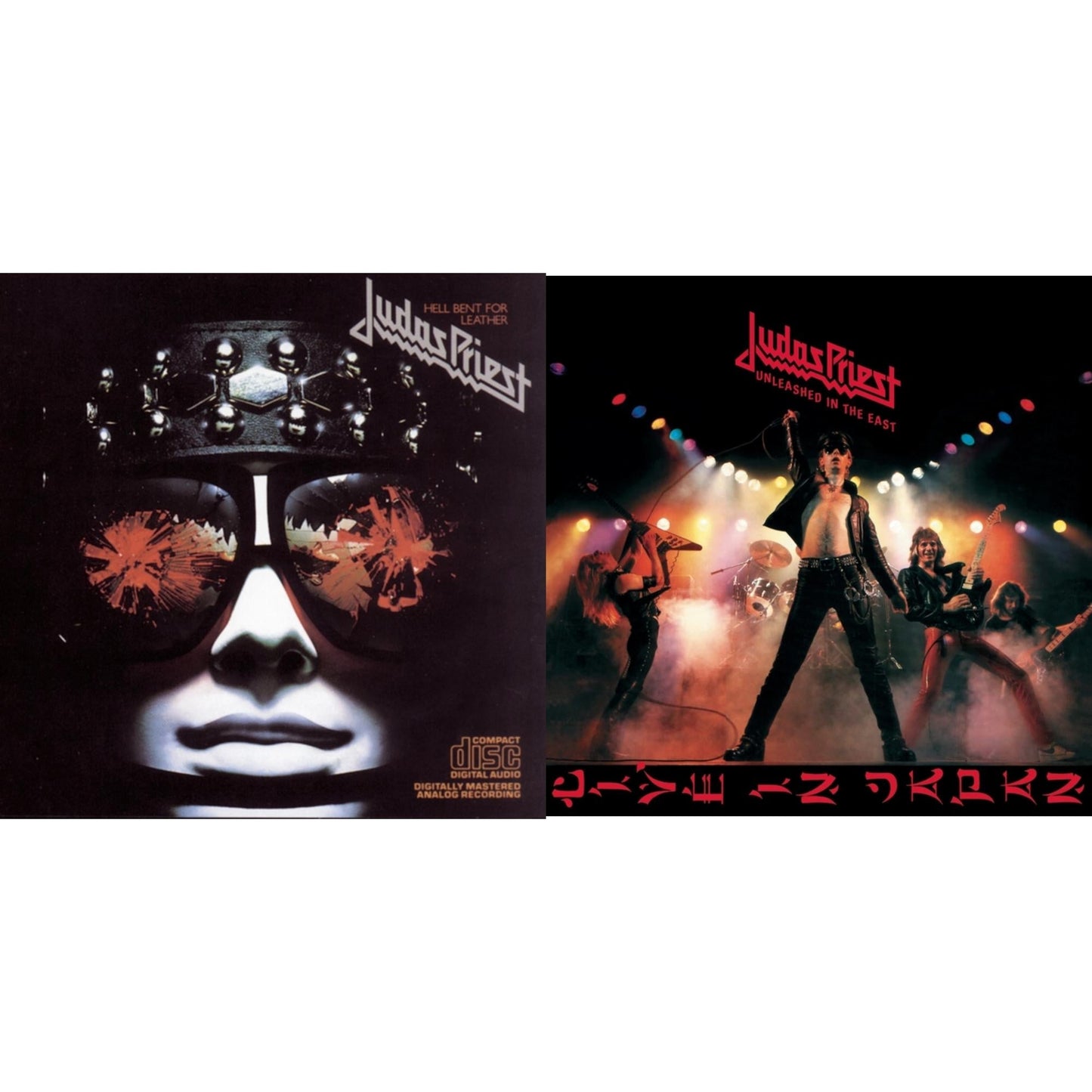 Judas Priest - Hell Bent For Leather & Unleashed In The East - CD Bundle
