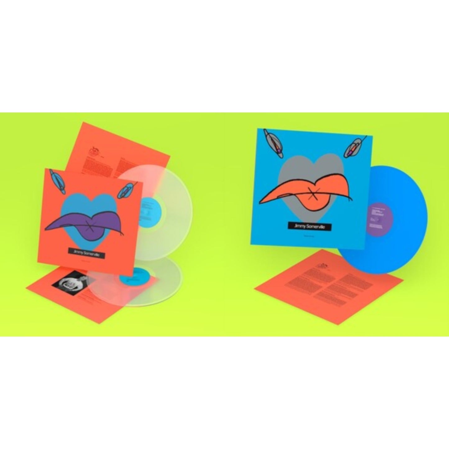 Jimmy Somerville - Read My Lips (2023 Reissue) (Blue LP Vinyl) & Read My Lips (2023 Reissue) (Clear Vinyl Version/2LP)