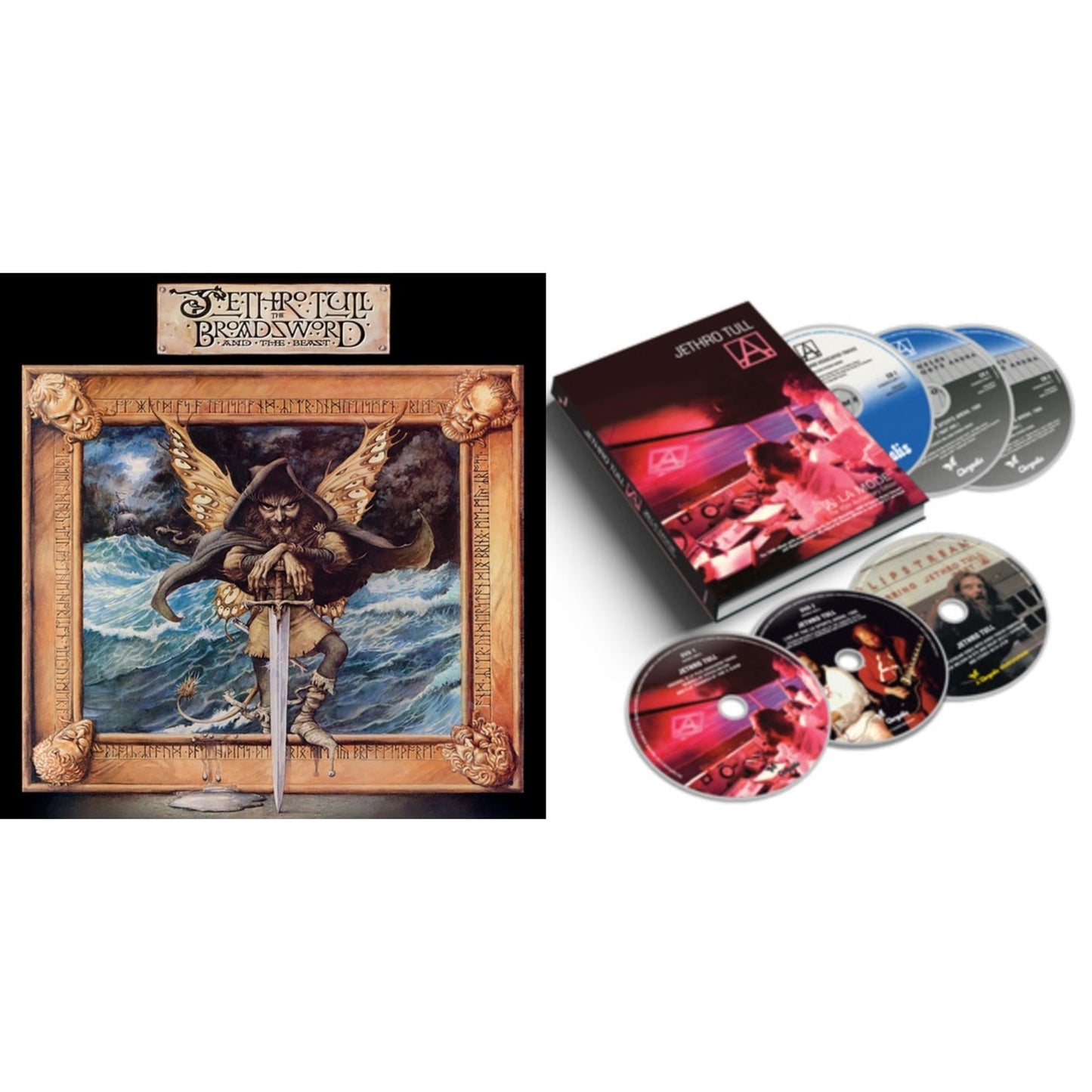 Jethro Tull - A (A La Mode) (The 40Th Anniversary Edition/3CD/3DVD) & Broadsword & The Beast (40Th Anniversary Monster/CD/DVD)