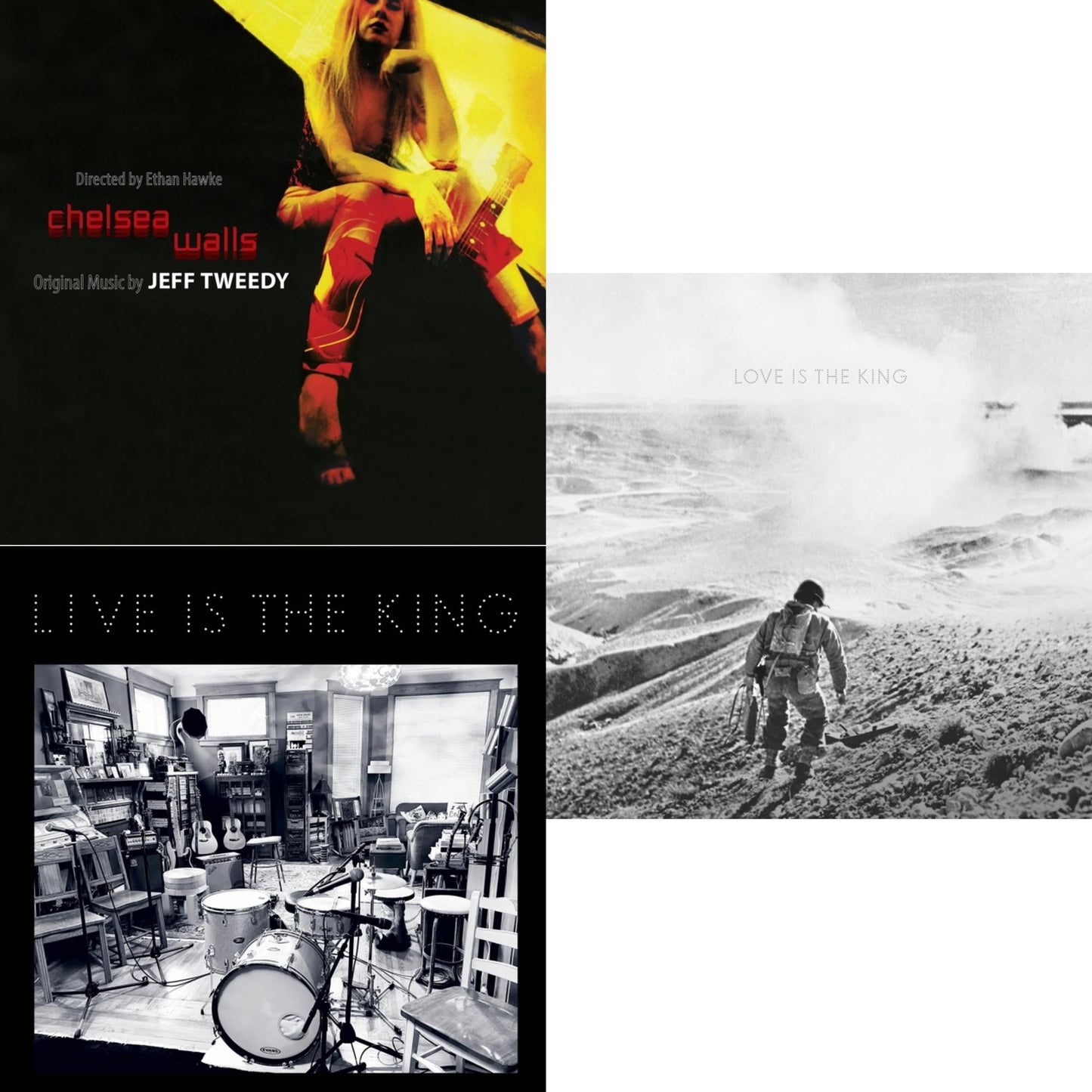 Jeff Tweedy - Chelsea Walls & Love Is The King / Live Is The King & Love Is The King - Limited Clear LP Vinyl