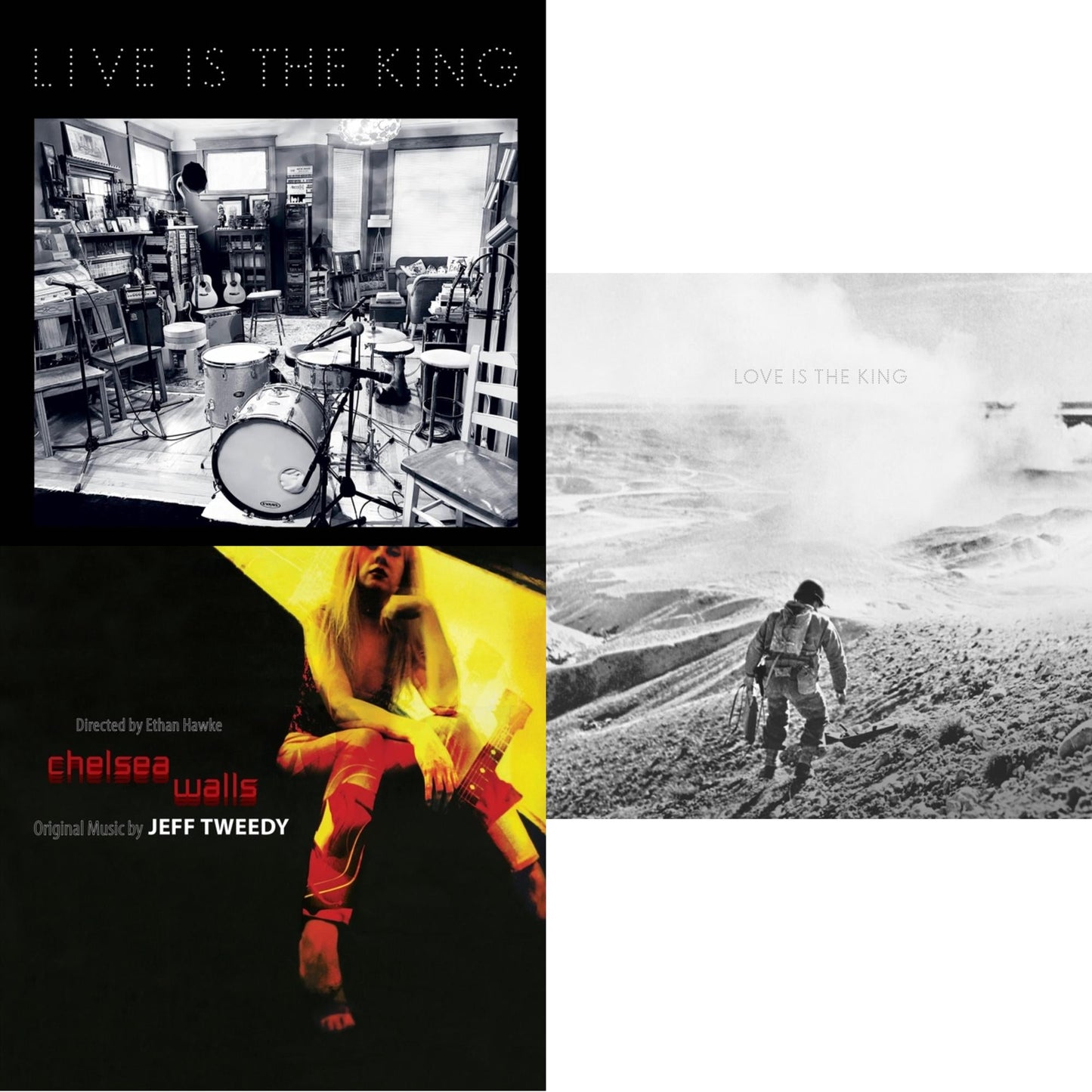 Jeff Tweedy - Love Is The King / Live Is The King & Chelsea Walls & Love Is The King - Limited Clear LP Vinyl