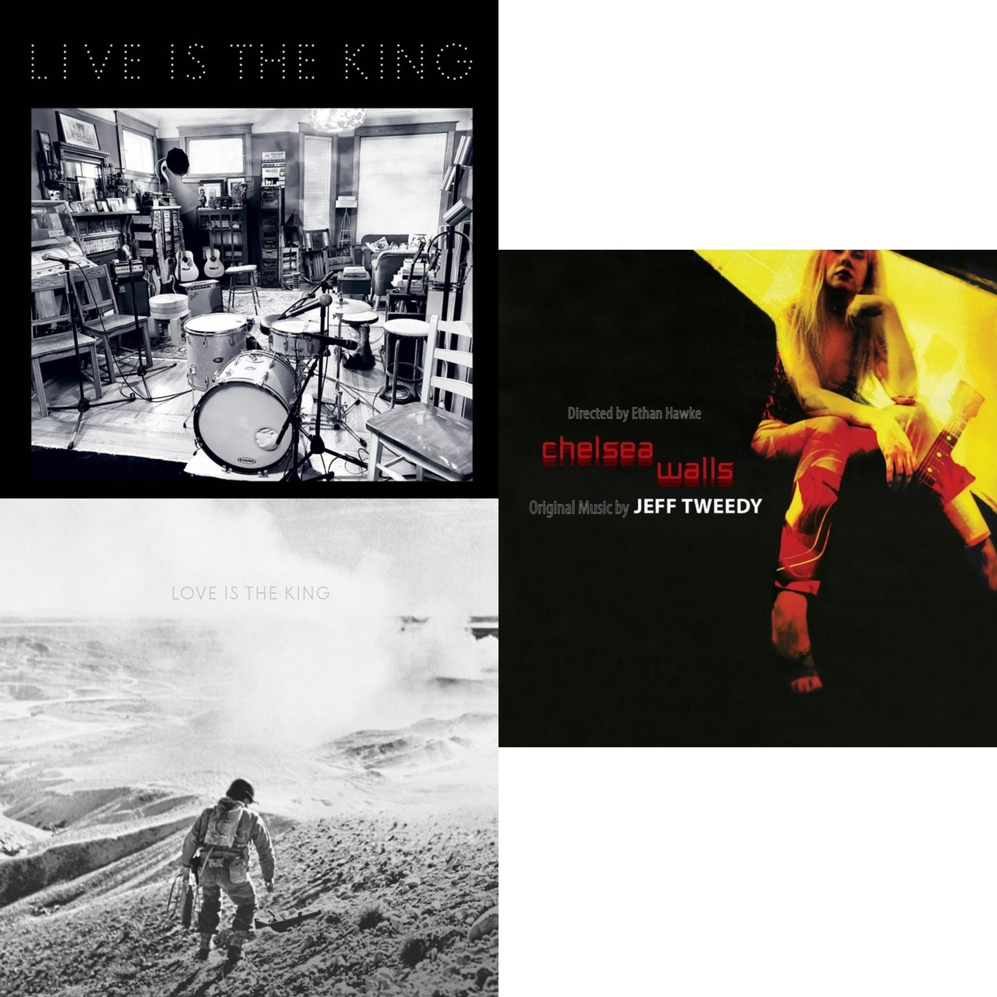 Jeff Tweedy - Love Is The King / Live Is The King & Love Is The King - Limited Clear LP Vinyl & Chelsea Walls