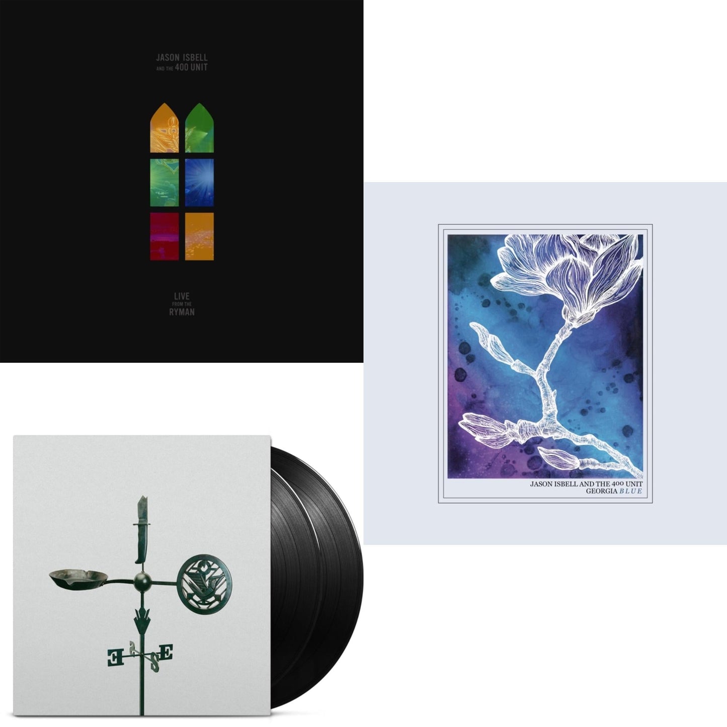 Jason & The 400 Unit Isbell - Live From The Ryman & Georgia Blue & Weathervanes (2LP)