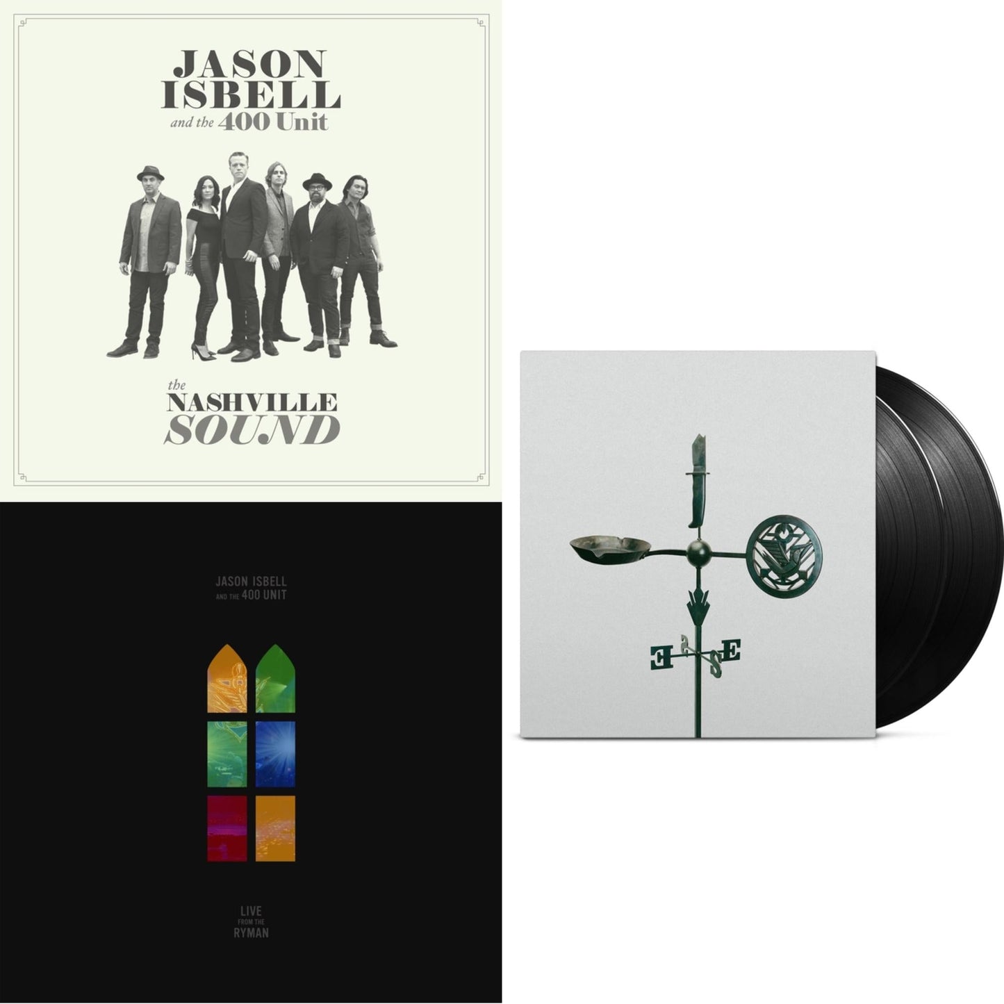 Jason & The 400 Unit Isbell - Nashville Sound & Live From The Ryman & Weathervanes (2LP)