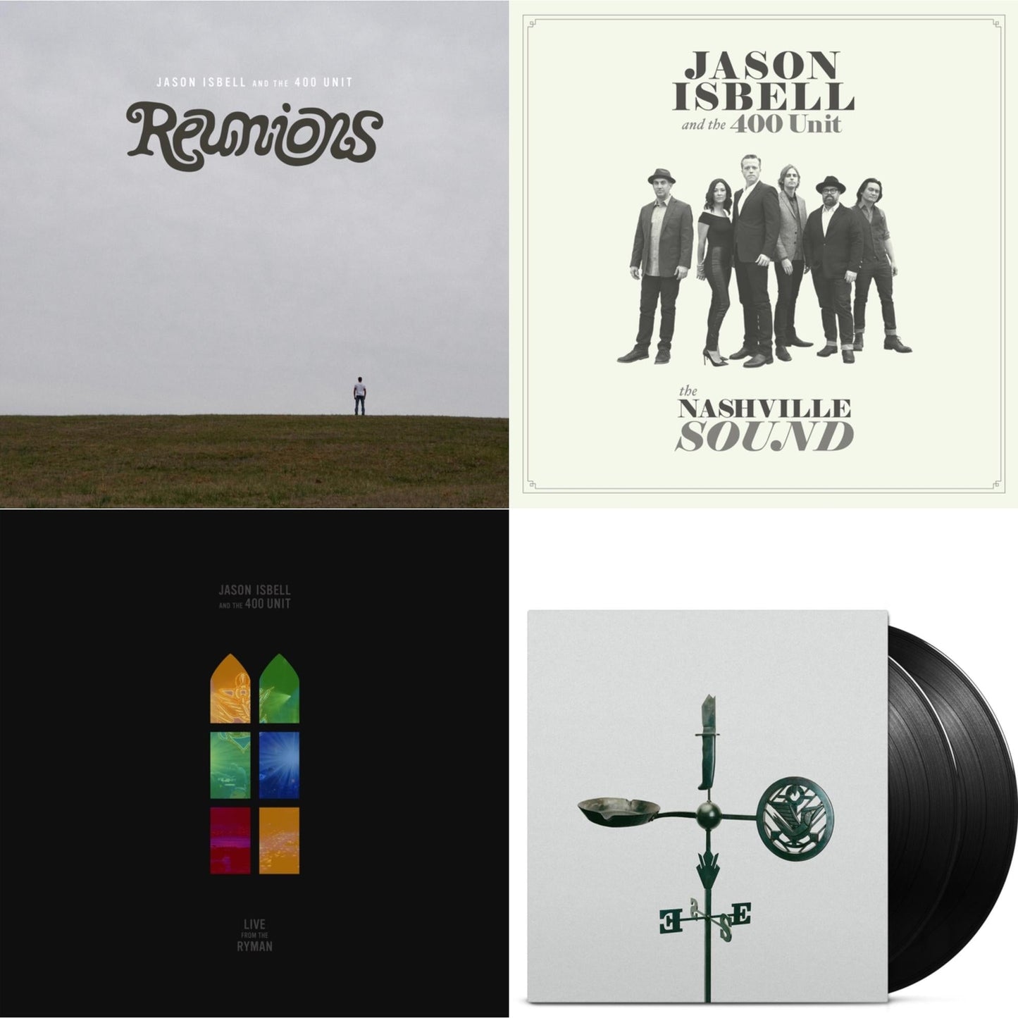 Jason & The 400 Unit Isbell - Reunions & Nashville Sound & Live From The Ryman & Weathervanes (2LP)