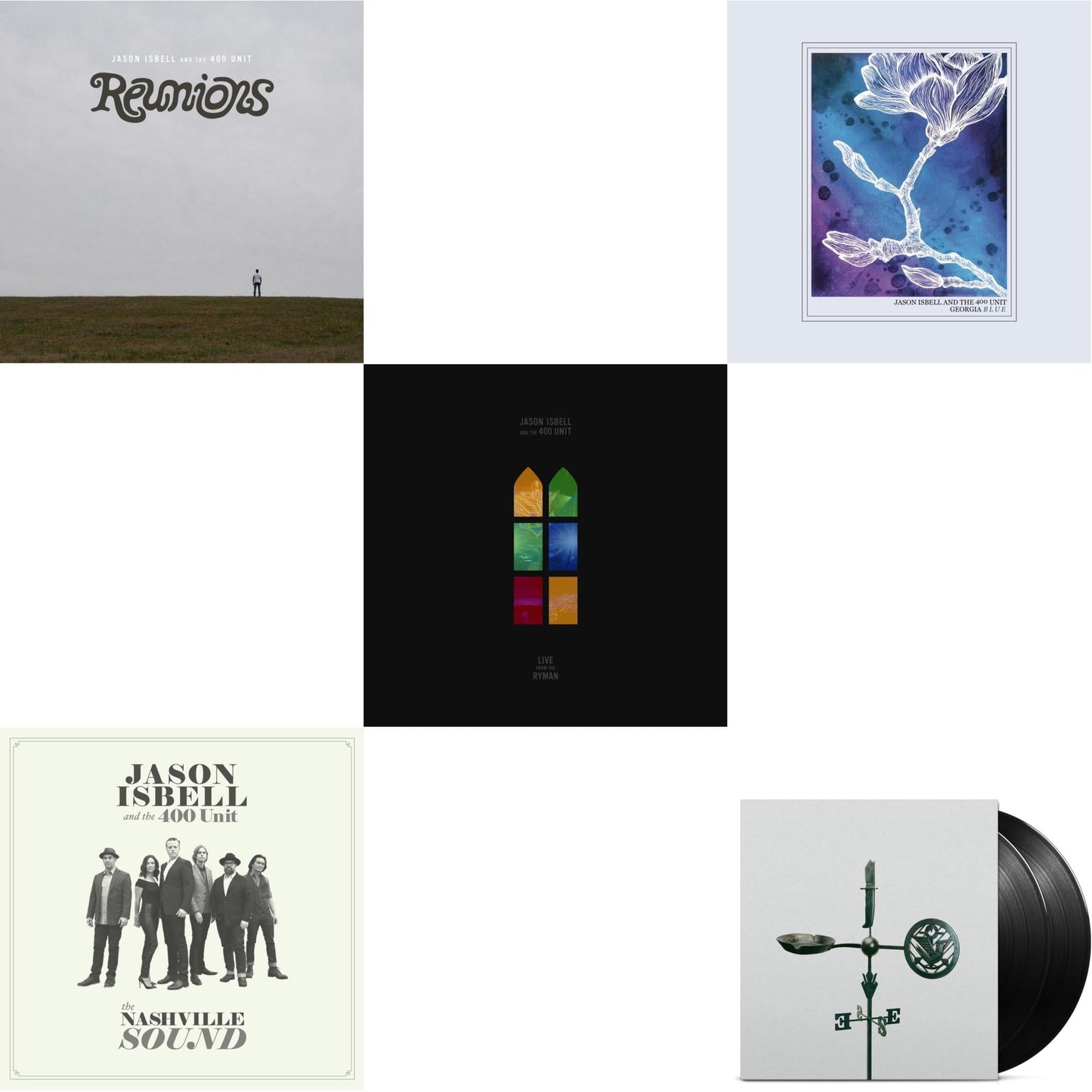 Jason & The 400 Unit Isbell - Reunions & Nashville Sound & Live From The Ryman & Georgia Blue & Weathervanes (2LP)