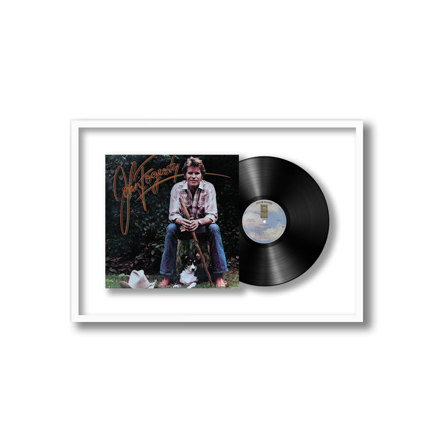John Fogerty Framed Vinyl Record
