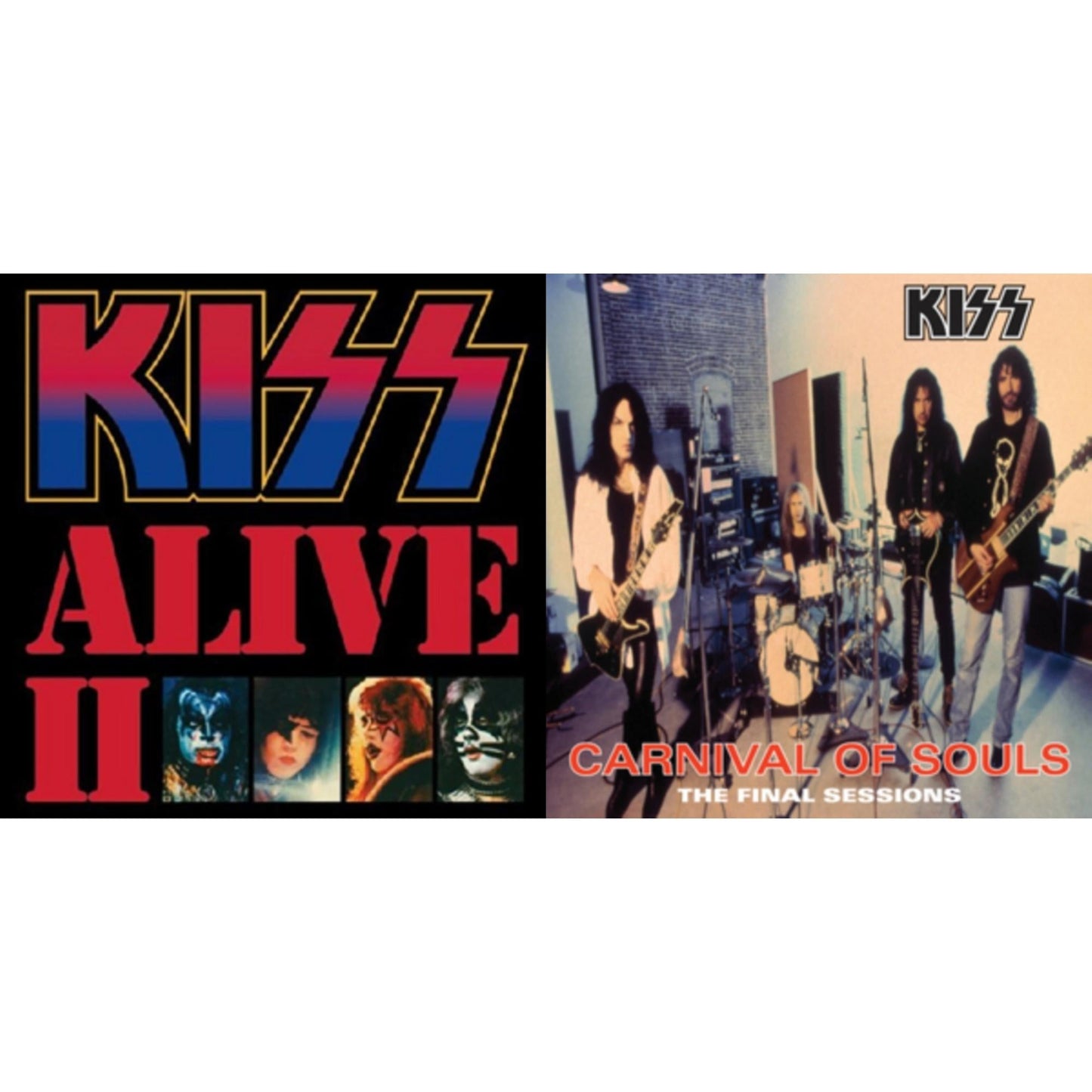 Kiss - Alive Ii & Carnival Of Souls - LP Vinyl Bundle