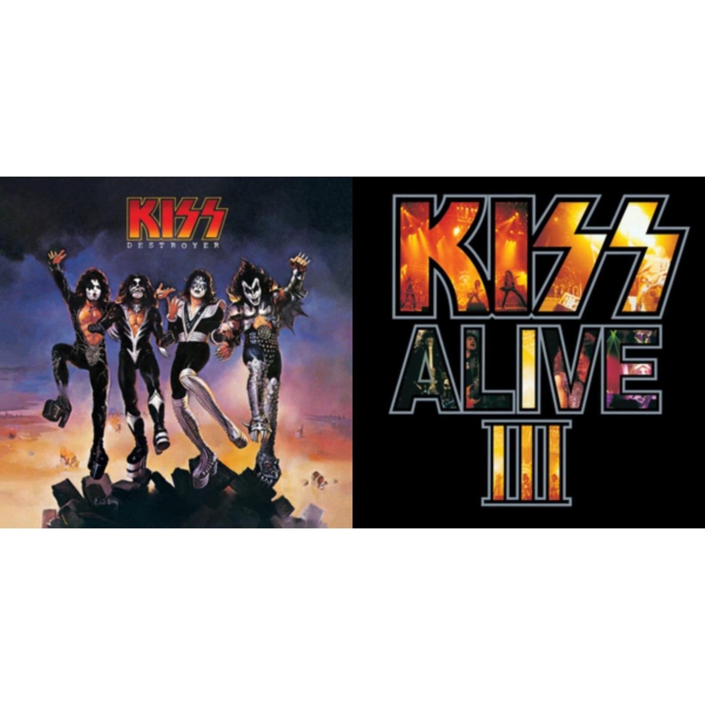 Kiss - Destroyer & Alive Iii - LP Vinyl Bundle