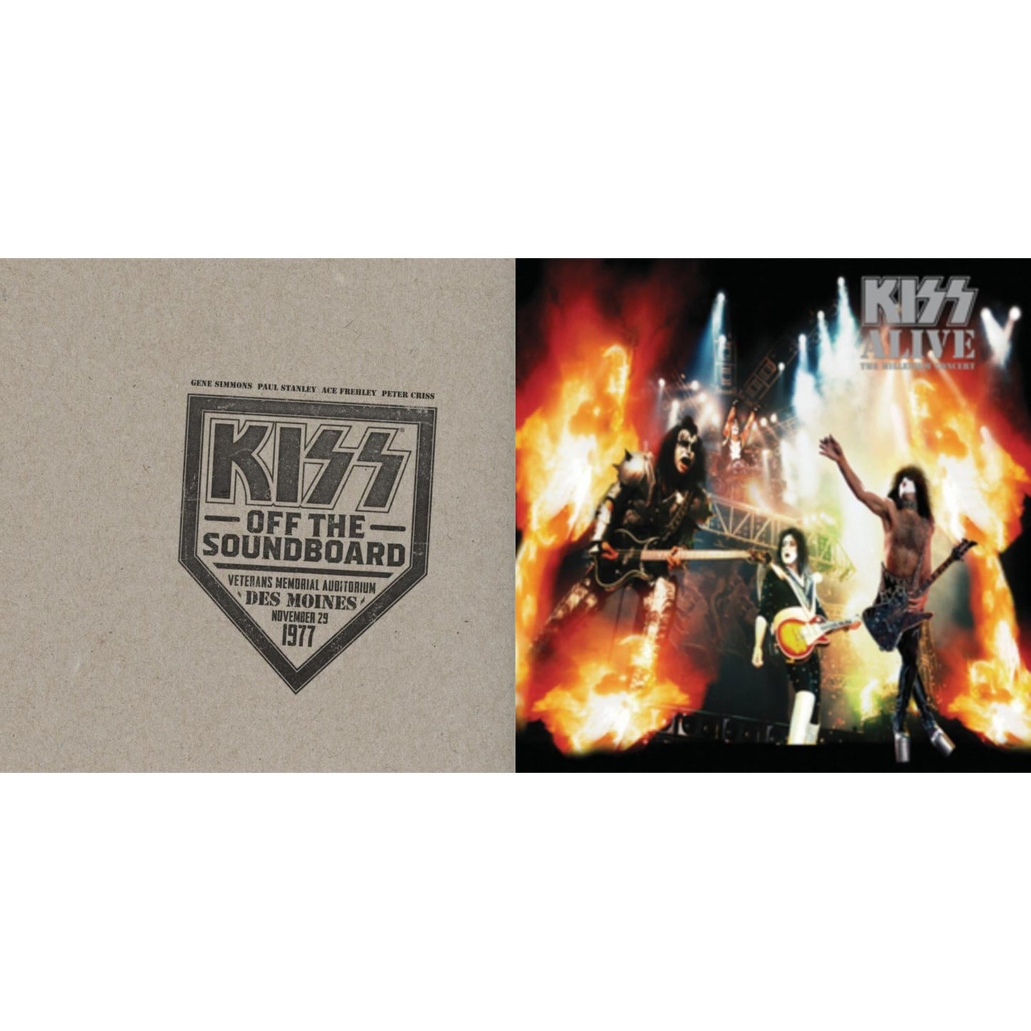 Kiss - Kiss Off The Soundboard: Live In Des Moines (2LP) & Alive: Millennium Concert