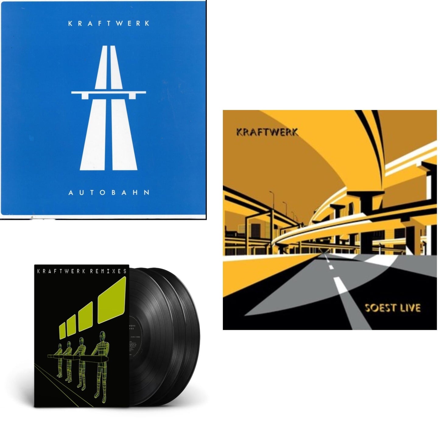 Kraftwerk - Autobahn (2009 Remaster) & Remixes (3LP) & Soest Live