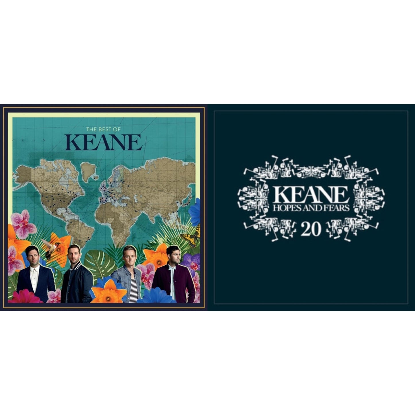 Keane - Best Of Keane (2LP) & Hopes & Fears (2LP/Color Vinyl)