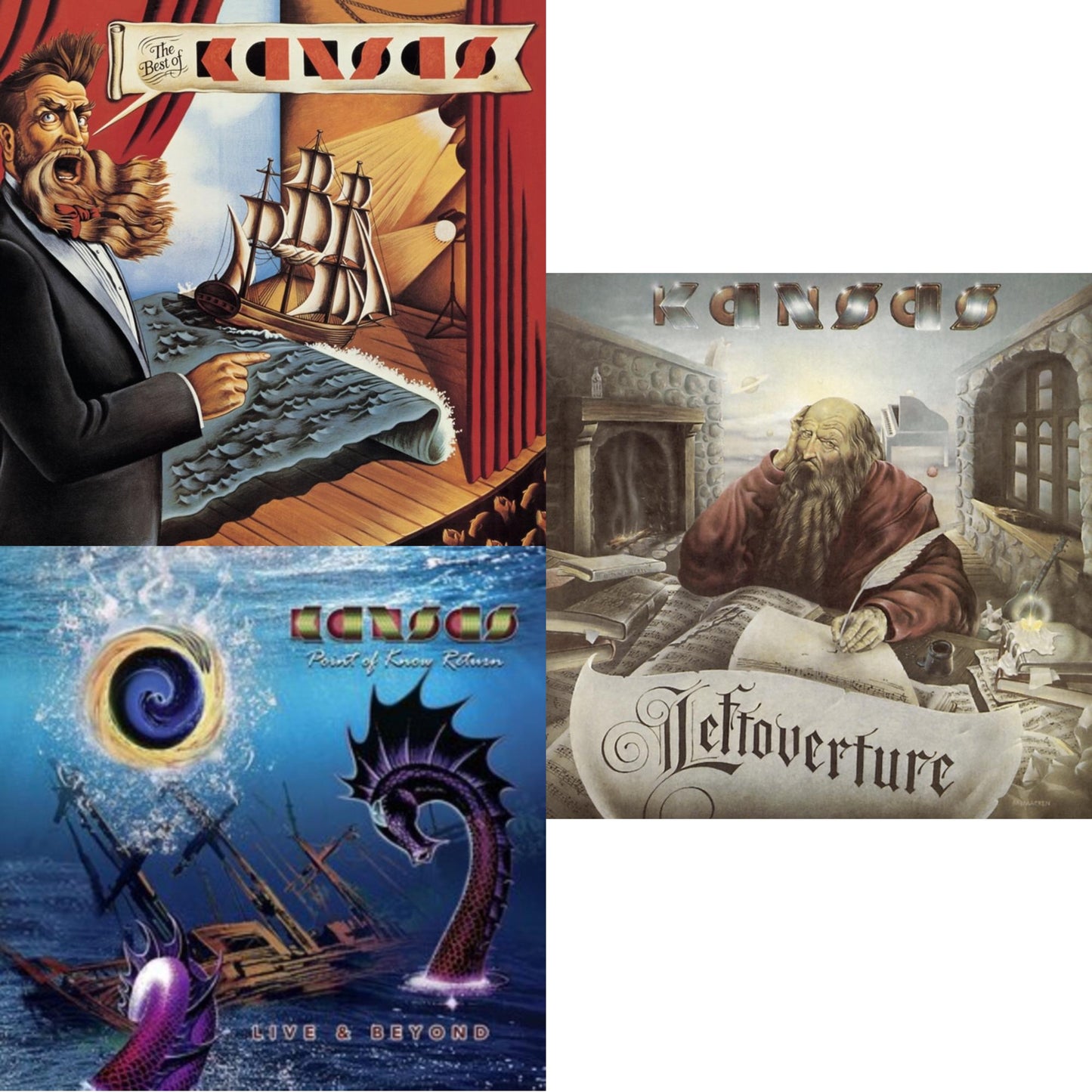 Kansas - Best Of Kansas & Point Of Know & Leftoverture - CD Bundle