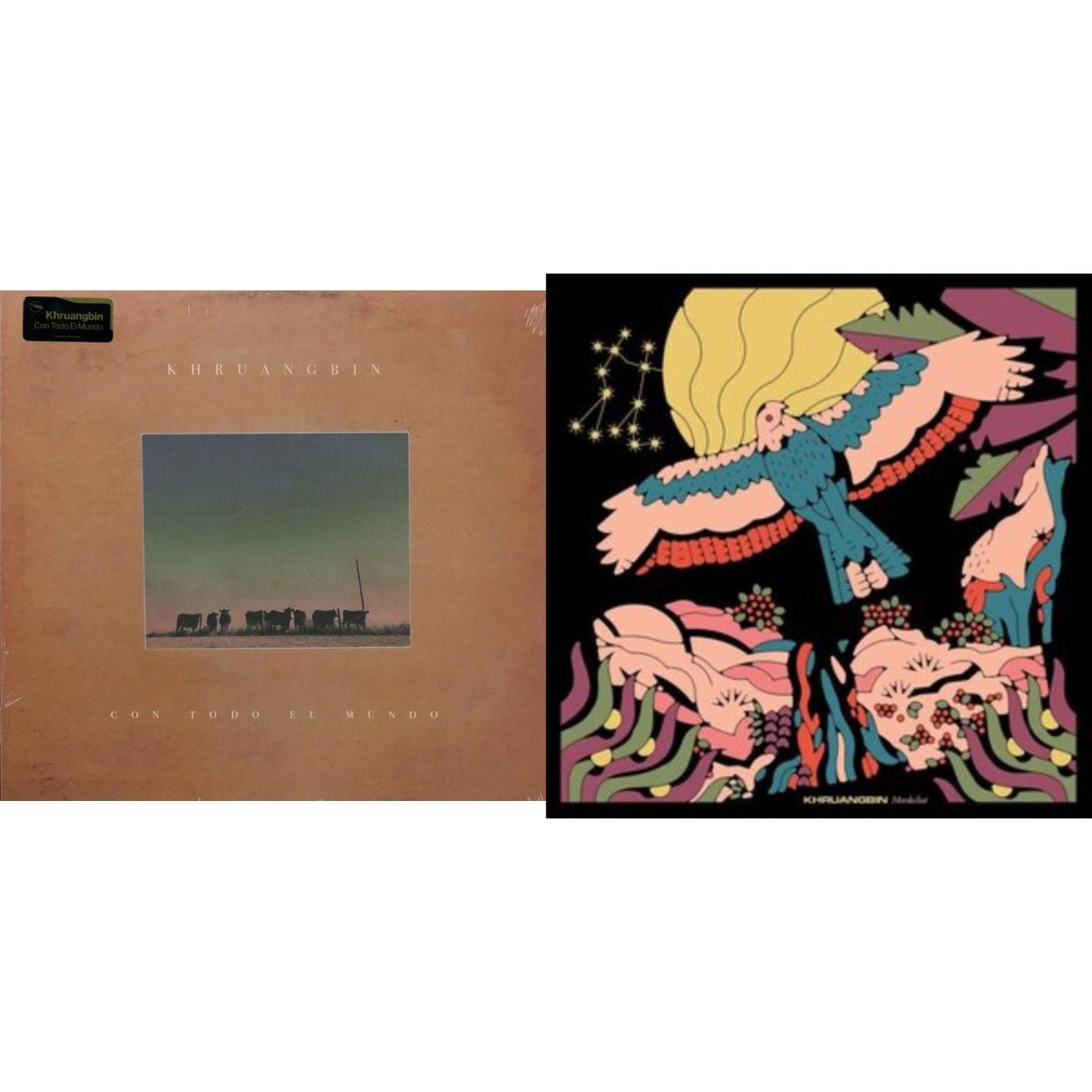 Khruangbin - Con Todo El Mundo & Mordechai - LP Vinyl Bundle