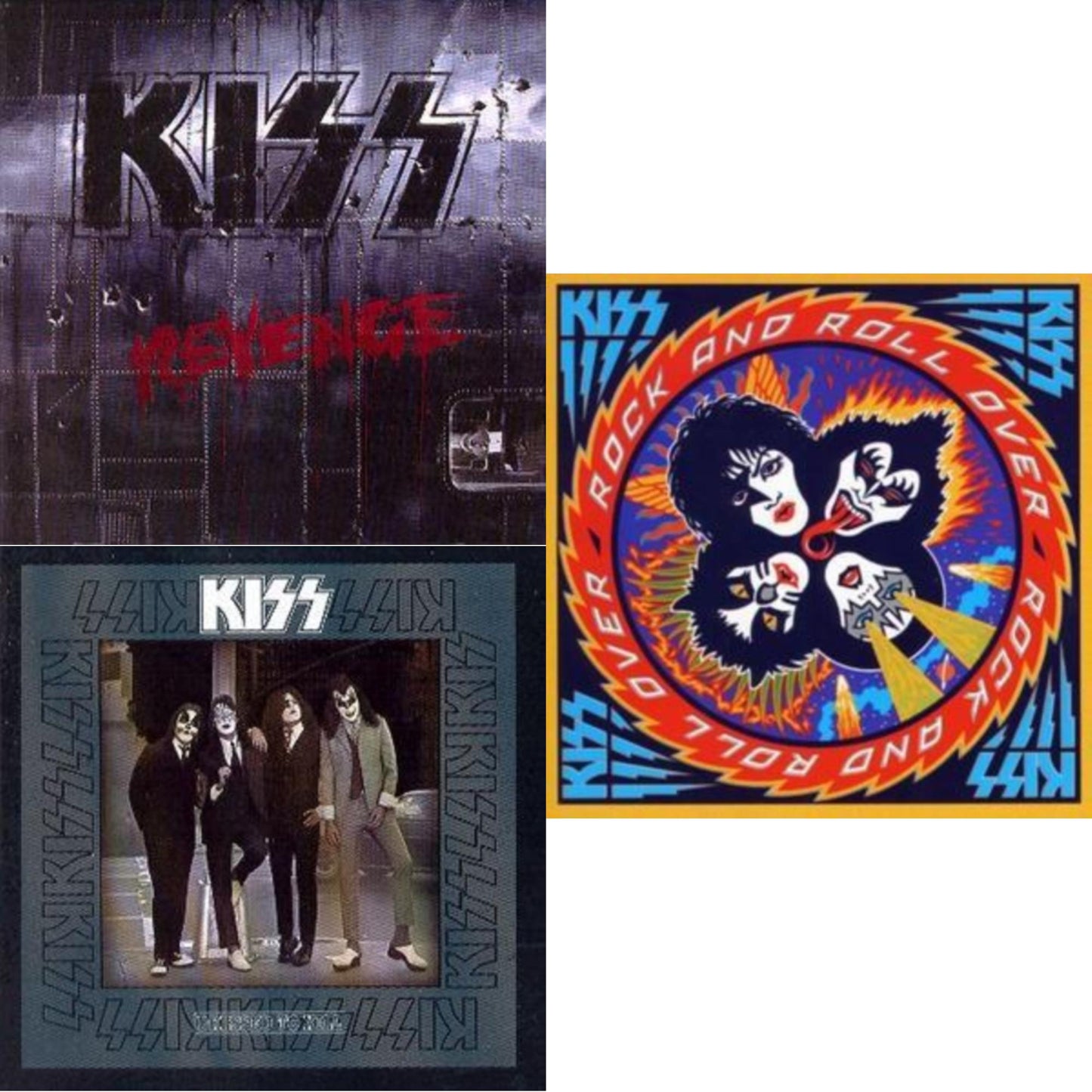 Kiss - Revenge & Dressed To Kill & Rock & Roll Over - CD Bundle