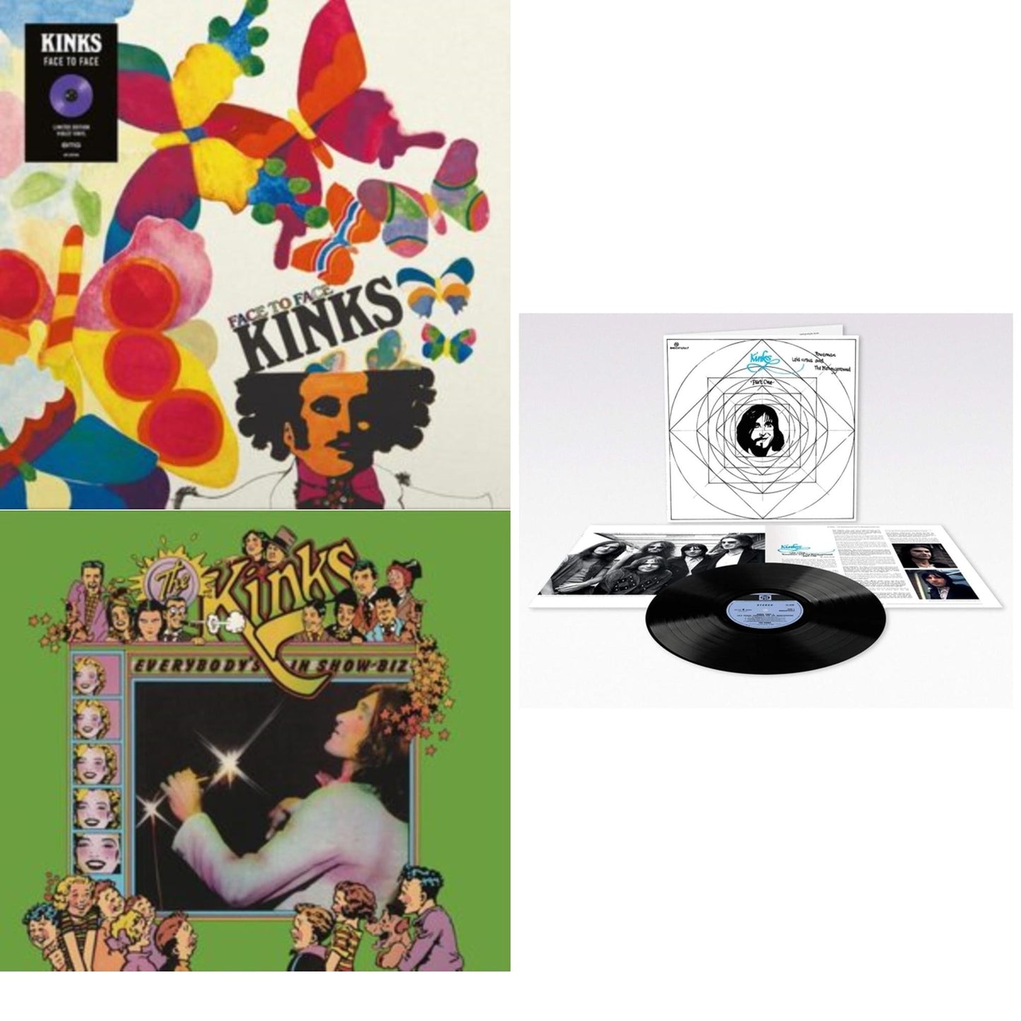 Kinks - Lola Versus Powerman & The Moneygoround: Pt. 1 (180G/Remastered/Booklet) & Face To Face & Everybody's In Show-Biz (2022 Standalone/2LP)