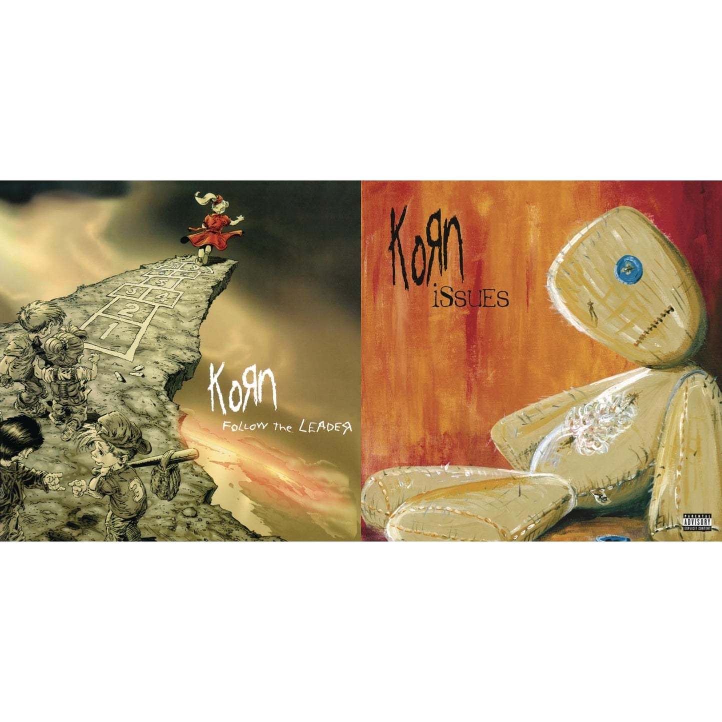 Korn - Follow The Leader (Pa) (2 LP/140G) & Issues (X) (2LP/140G)