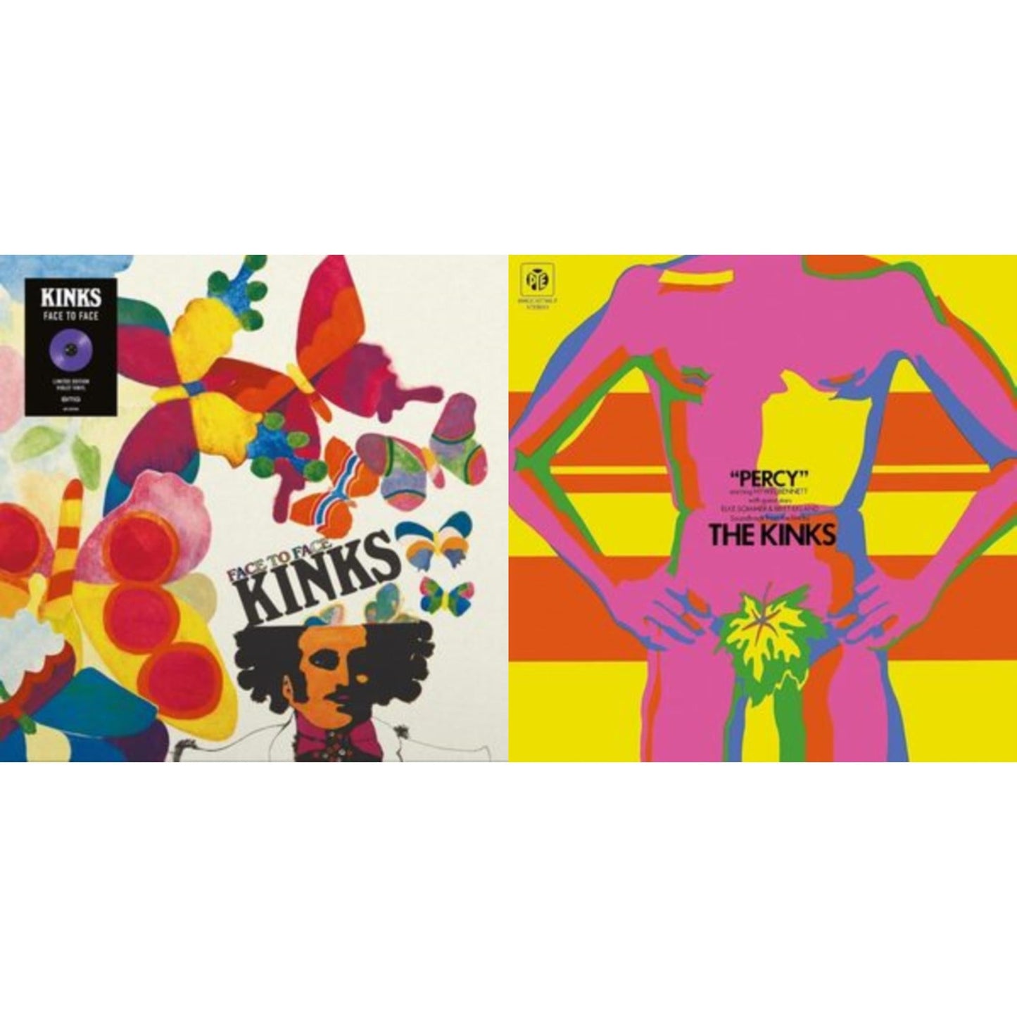 Kinks - Face To Face & Percy - LP Vinyl Bundle