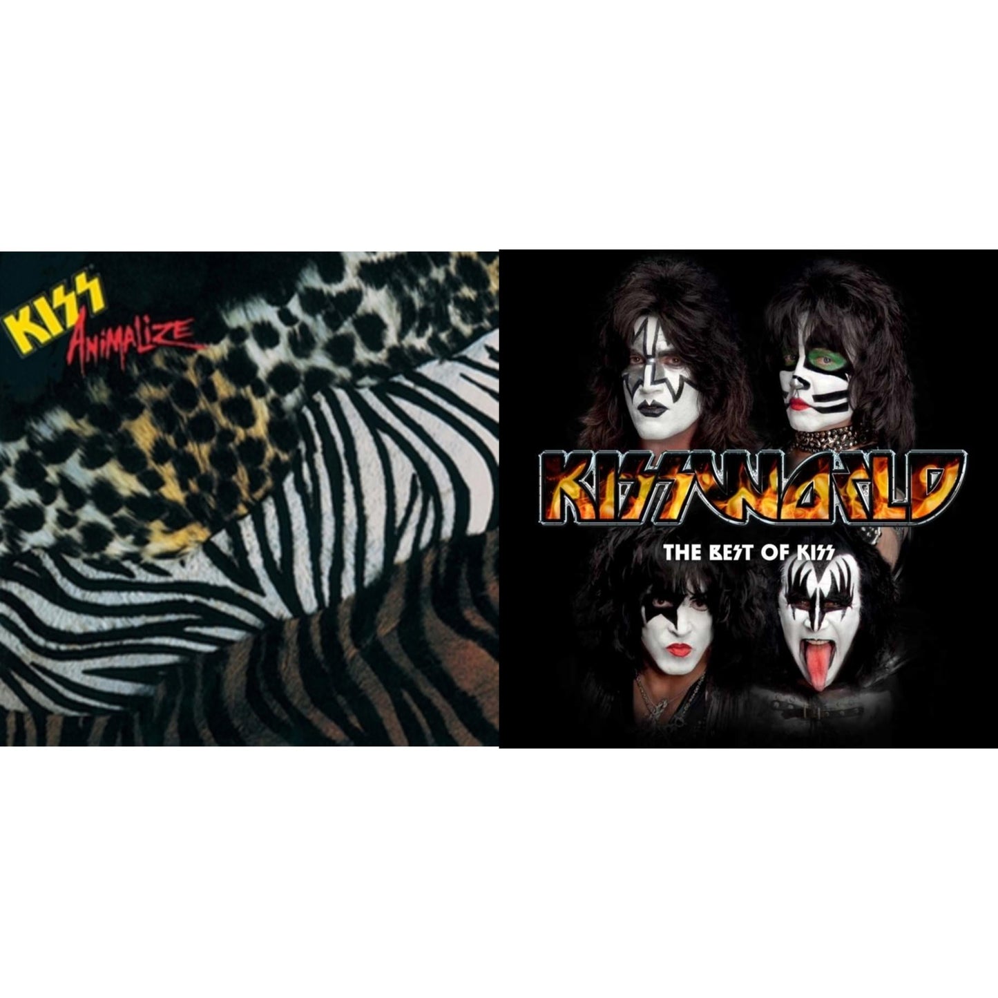Kiss - Animalize & Kissworld - The Best Of Kiss (2 LP)