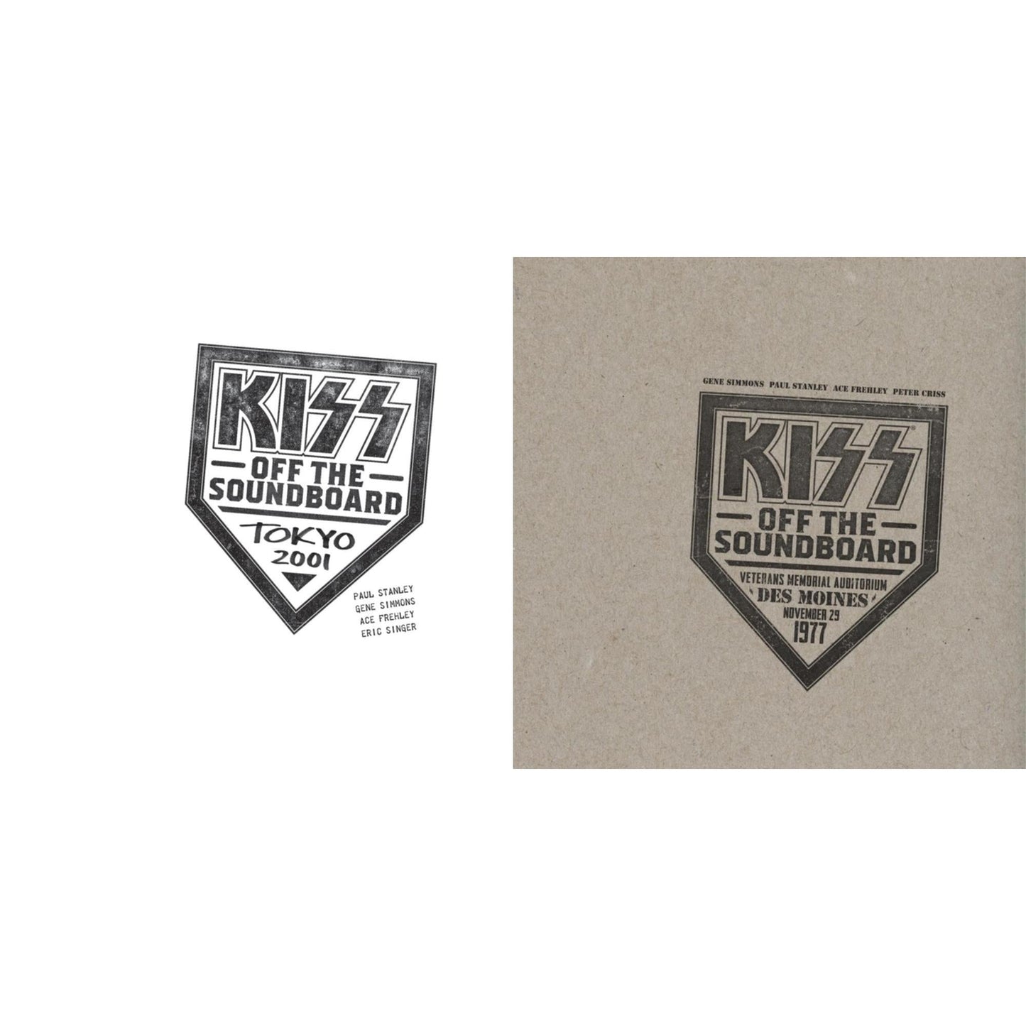 Kiss - Kiss Off The Soundboard: Tokyo 2001 (3LP) & Kiss Off The Soundboard: Live In Des Moines (2LP)