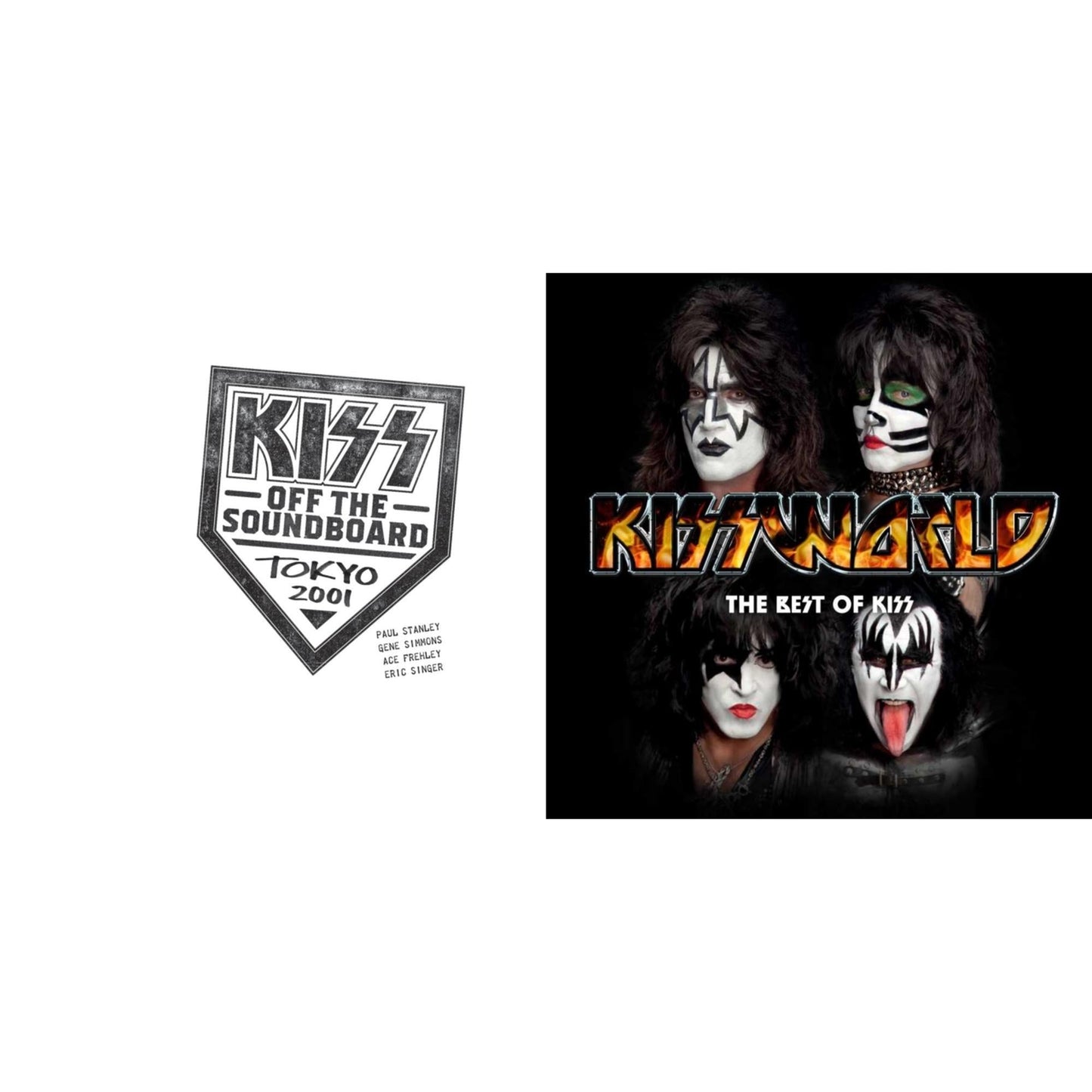 Kiss - Kiss Off The Soundboard: Tokyo 2001 (3LP) & Kissworld - The Best Of Kiss (2 LP)