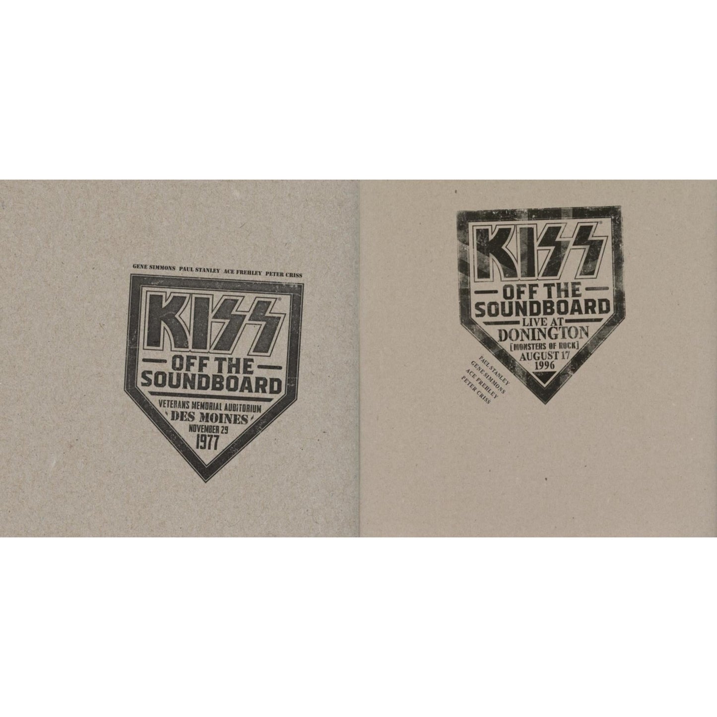 Kiss - Kiss Off The Soundboard: Donington 1996 (Live) (3LP) & Kiss Off The Soundboard: Live In Des Moines (2LP)