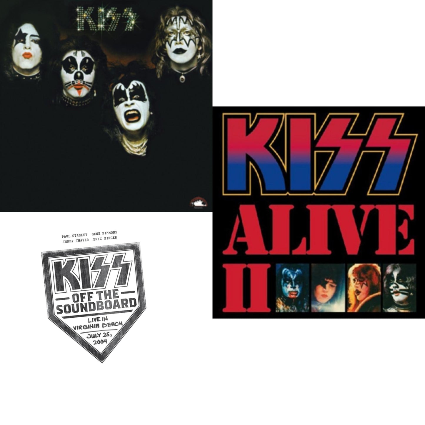 Kiss - Kiss & Kiss Off The Soundboard: Live In Virginia Beach (3LP) & Alive Ii