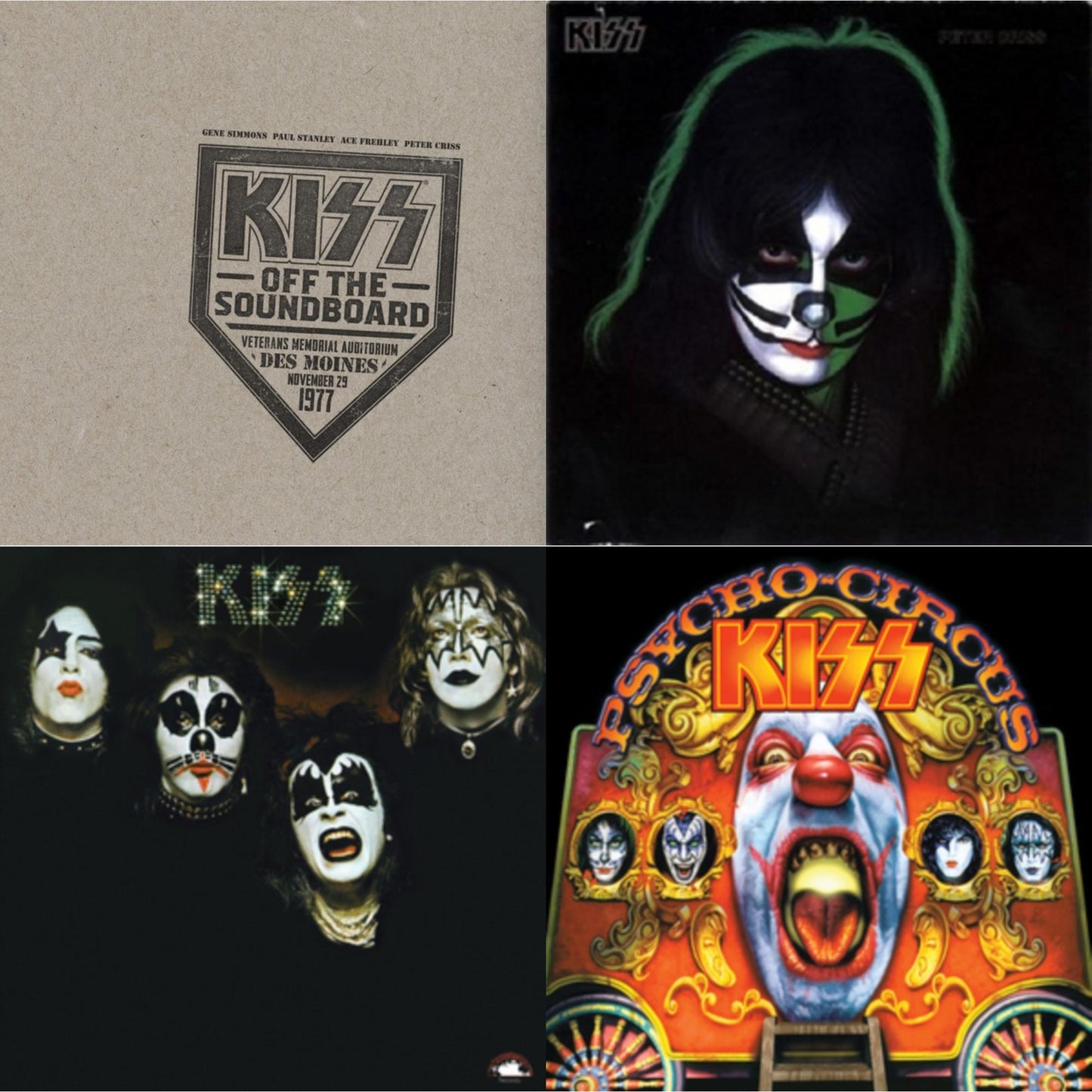 Kiss - Kiss Off The Soundboard: Live In Des Moines (2LP) & Kiss & Psycho Circus & Peter Criss