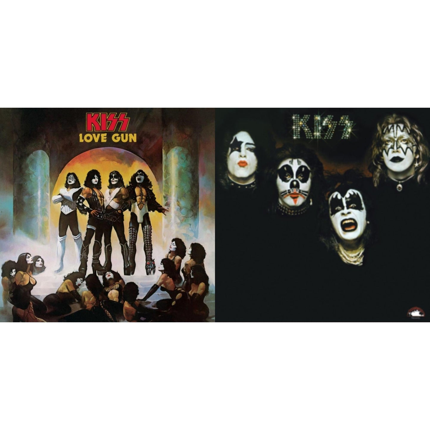 Kiss - Love Gun (Tangerine/Aqua Splatter LP Vinyl) & Kiss