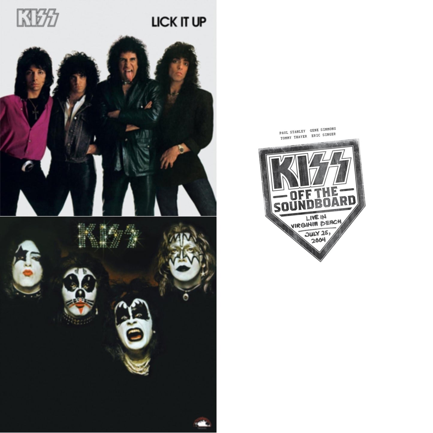 Kiss - Kiss Off The Soundboard: Live In Virginia Beach (3LP) & Kiss & Lick It Up