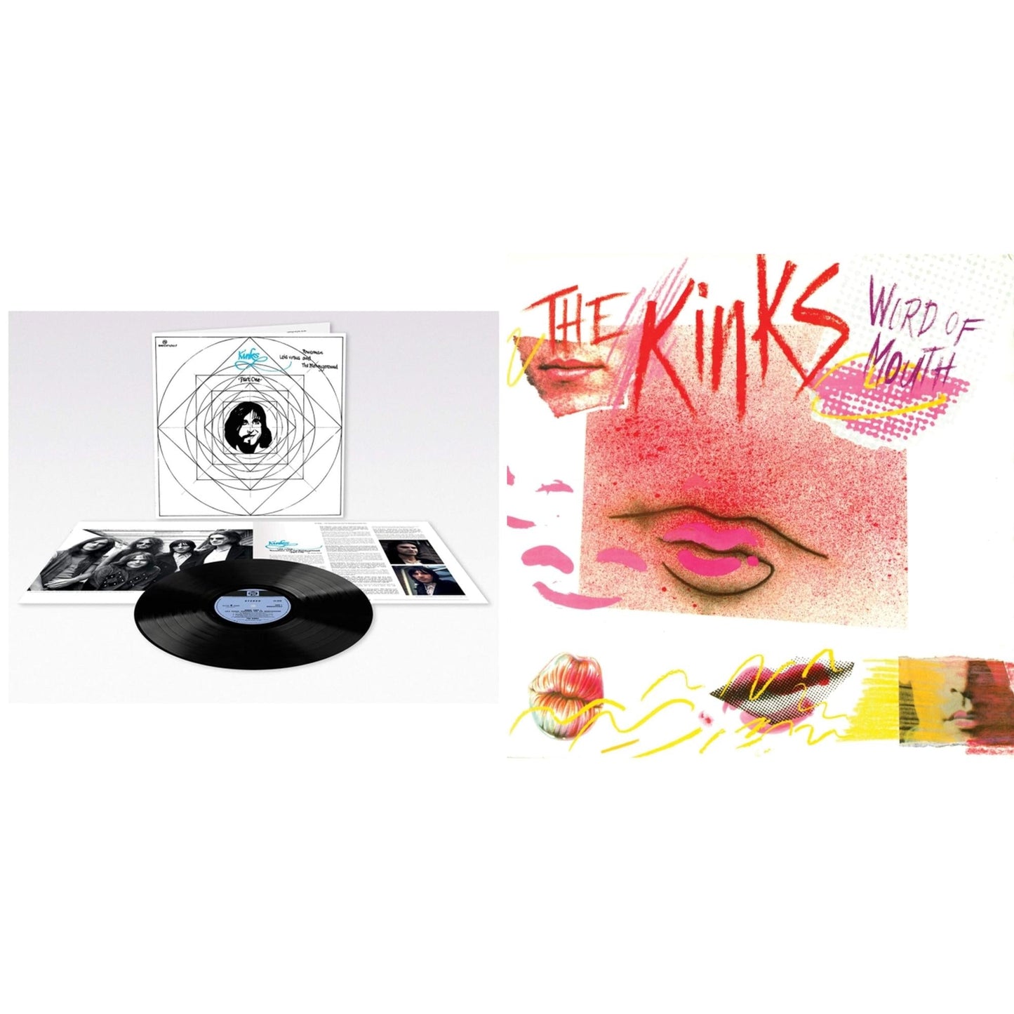 Kinks - Lola Versus Powerman & The Moneygoround: Pt. 1 (180G/Remastered/Booklet) & Word Of Mouth (180G/Red LP Vinyl/Limited Edition/Gatefold Cover & Poster)