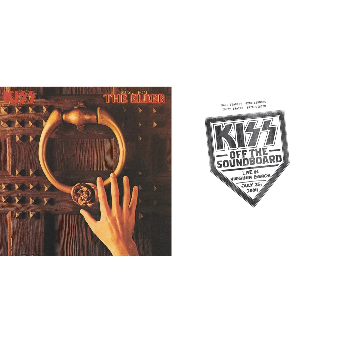 Kiss - Music From The Elder (Half-Speed Master/Clear LP Vinyl/180G) & Kiss Off The Soundboard: Live In Virginia Beach (3LP)