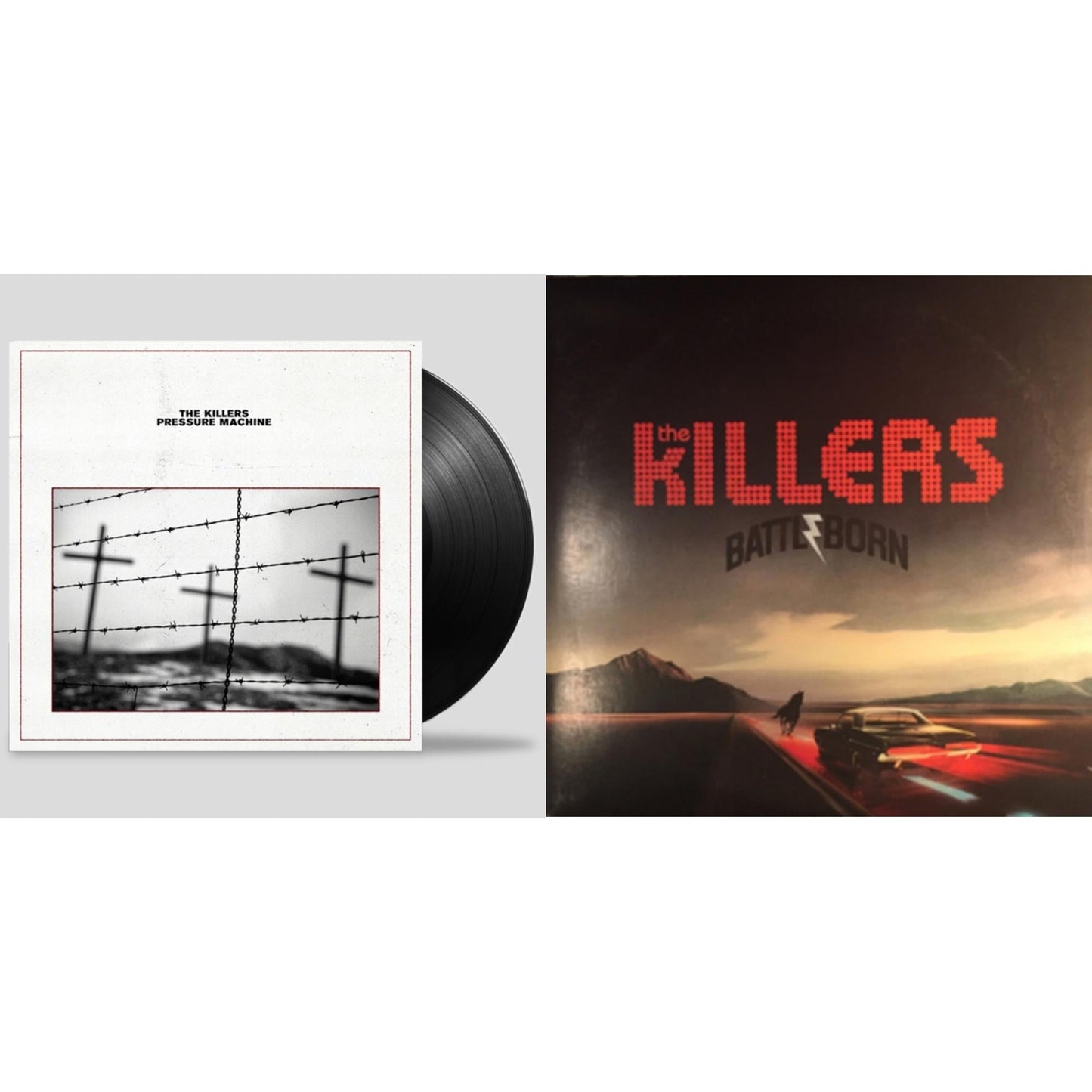 Killers - Pressure Machine & Battle Born - LP Vinyl Bundle