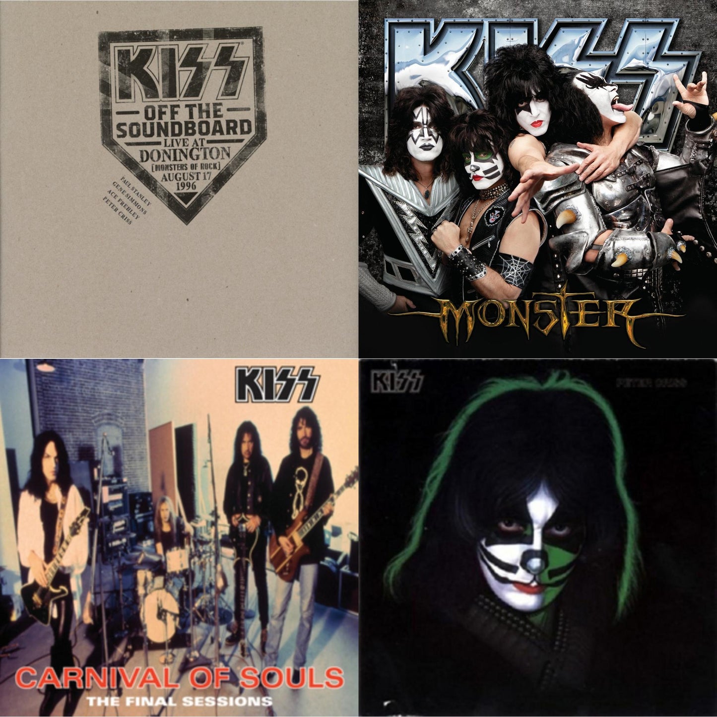 Kiss - Kiss Off The Soundboard: Donington 1996 (Live) (3LP) & Monster & Carnival Of Souls & Peter Criss