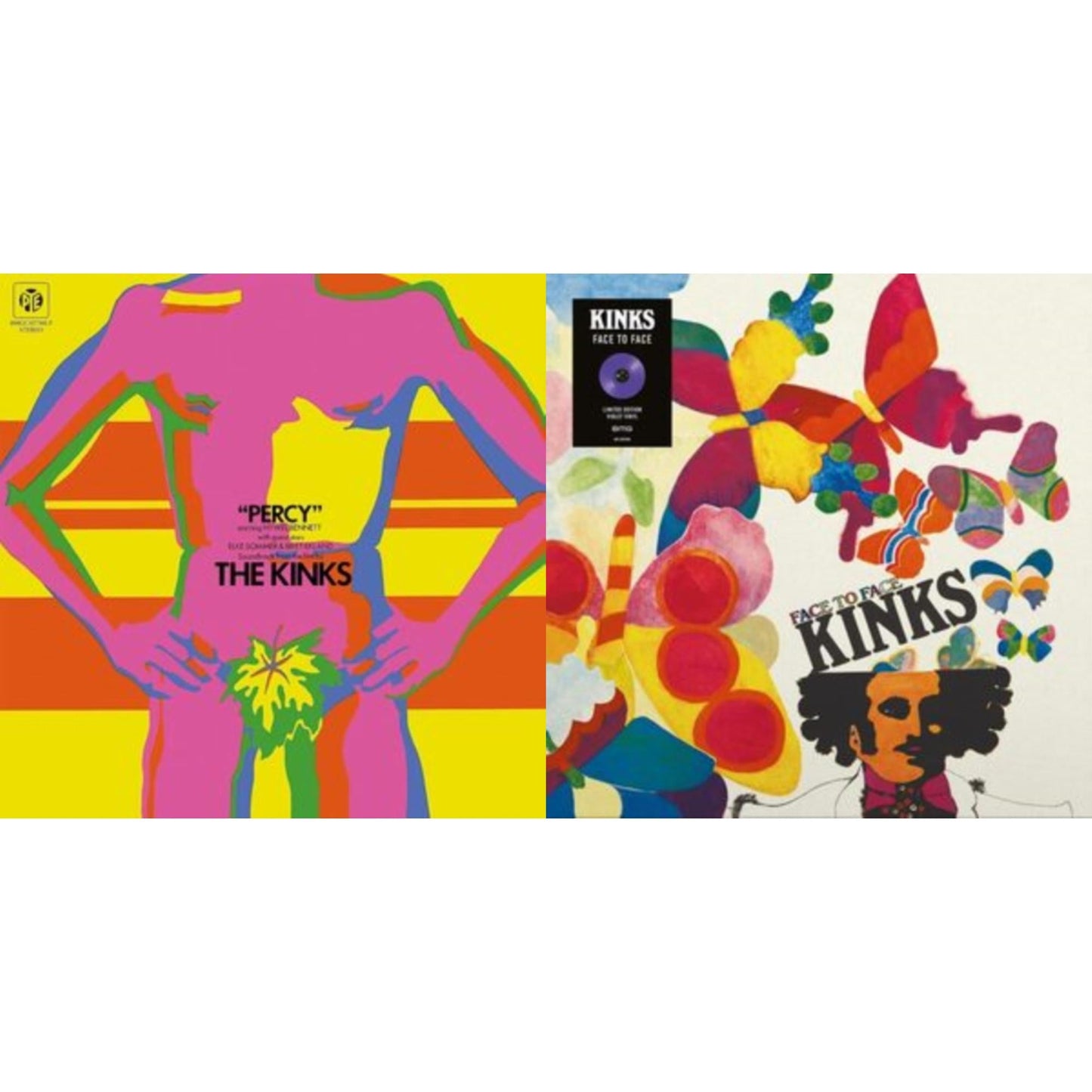 Kinks - Face To Face & Percy - LP Vinyl Bundle
