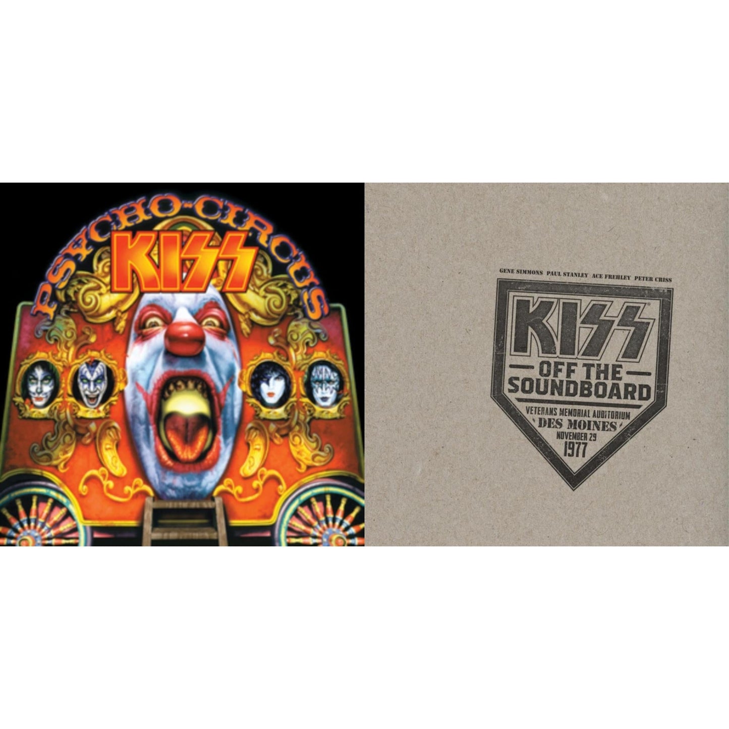 Kiss - Kiss Off The Soundboard: Live In Des Moines (2LP) & Psycho Circus