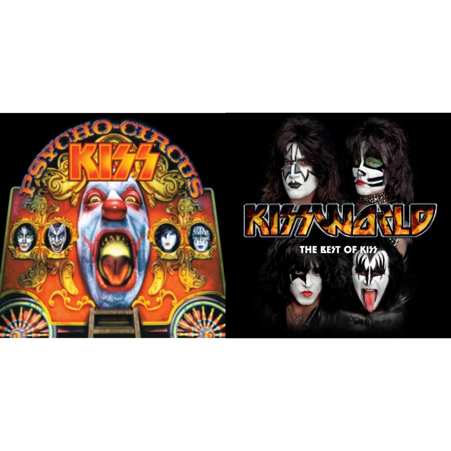 Kiss - Psycho Circus & Kissworld - The Best Of Kiss (2 LP)