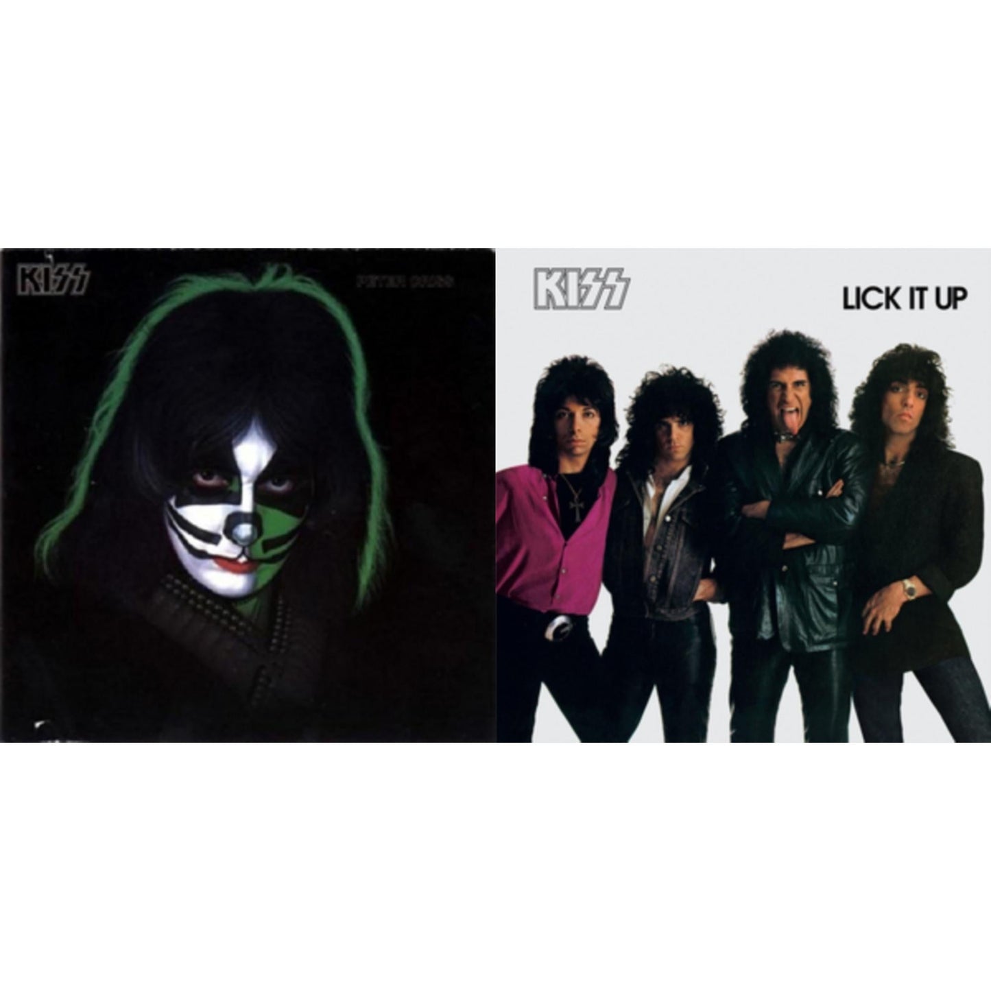 Kiss - Lick It Up & Peter Criss - LP Vinyl Bundle