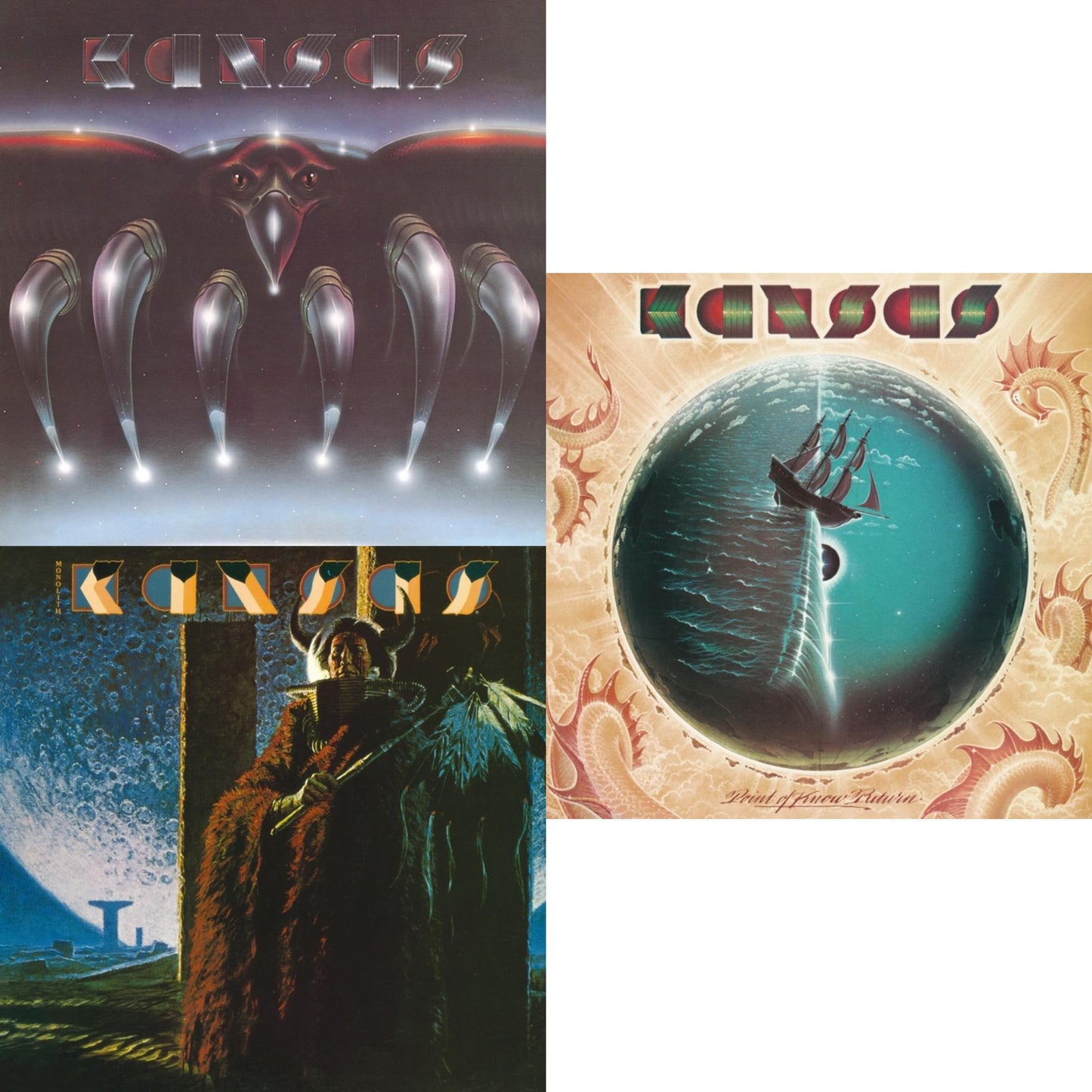 Kansas - Song For America & Monolith & Point Of Know Return - CD Bundle