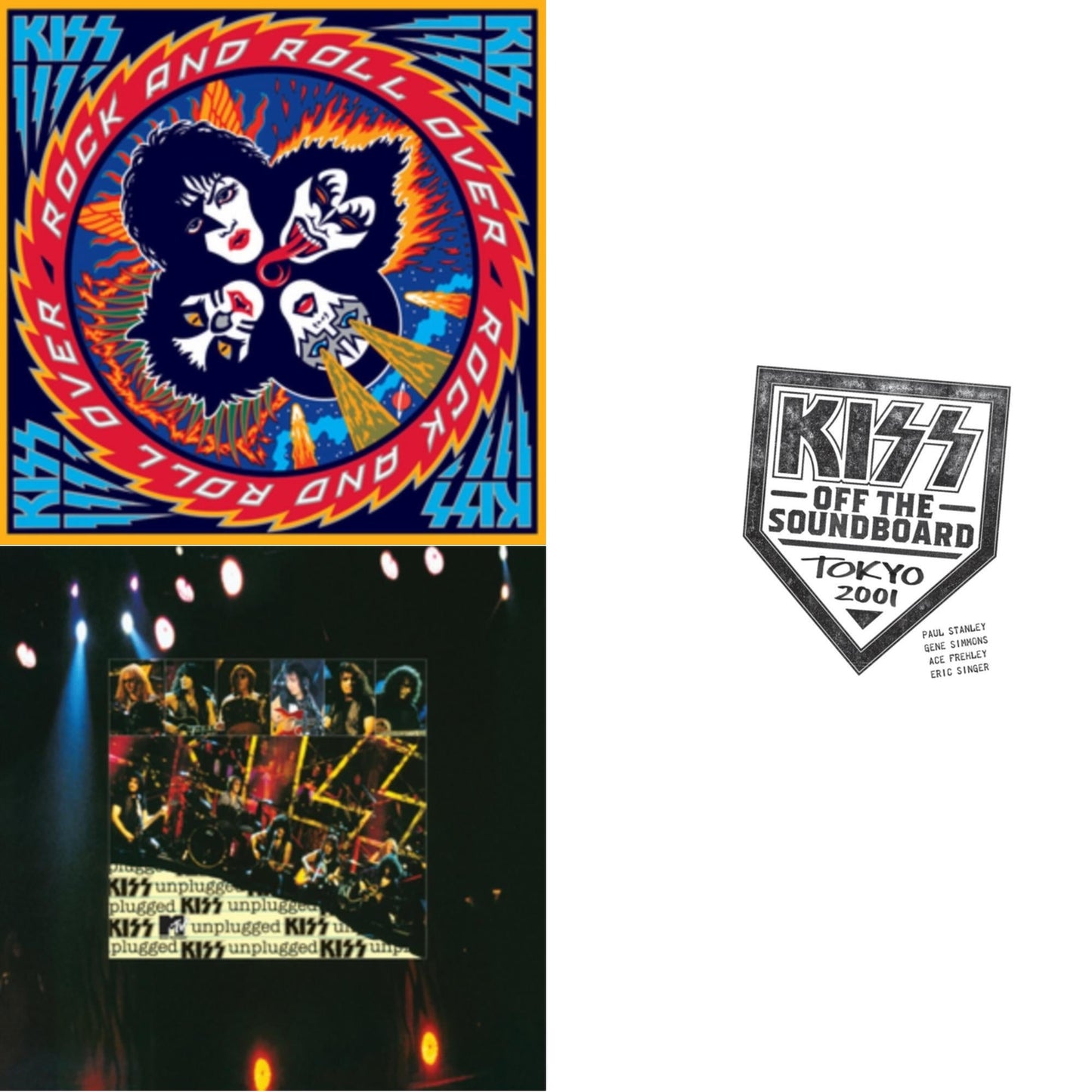 Kiss - Kiss Off The Soundboard: Tokyo 2001 (3LP) & Mtv Unplugged & Rock & Roll Over