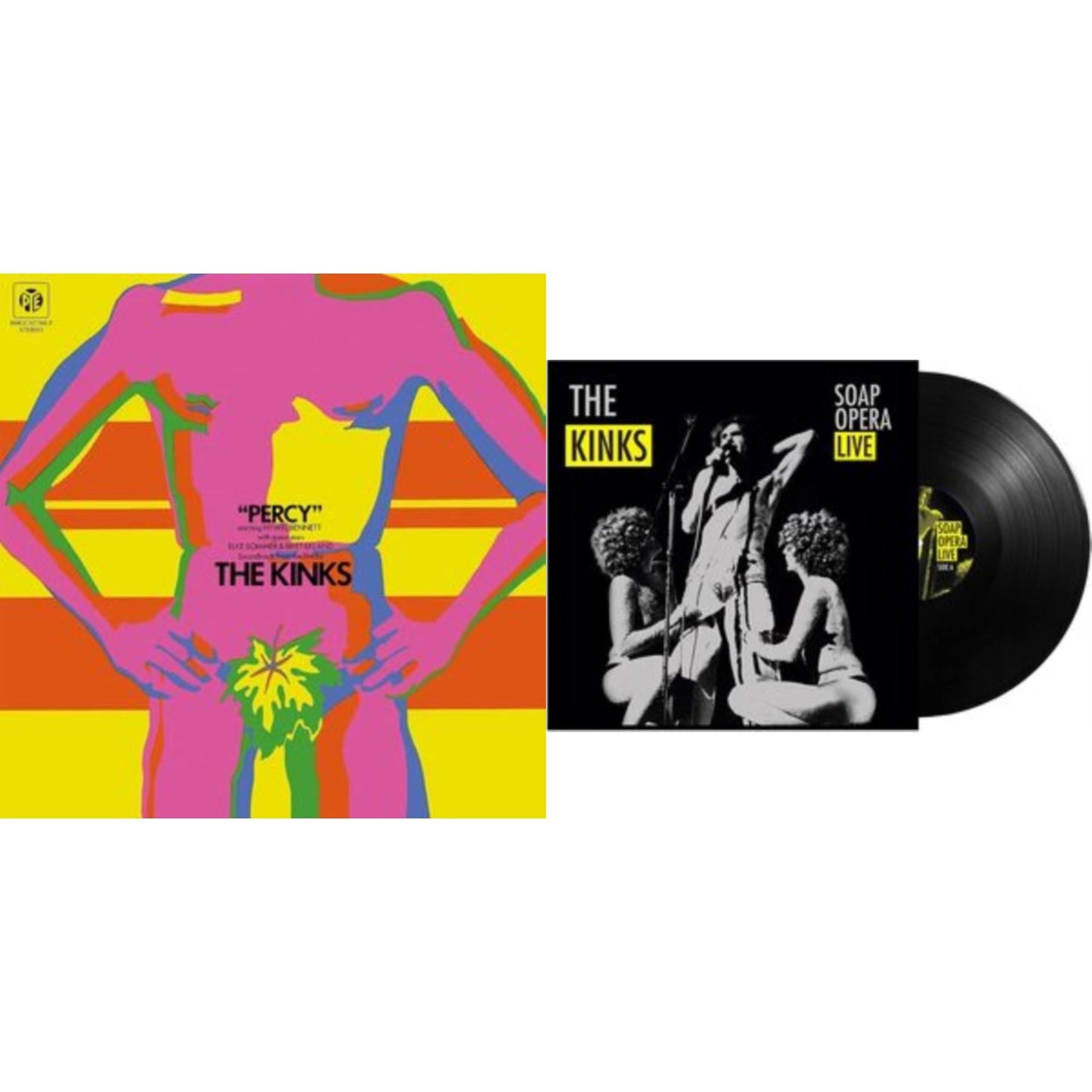 Kinks - Percy & Soap Opera Live (140G) - LP Vinyl Bundle
